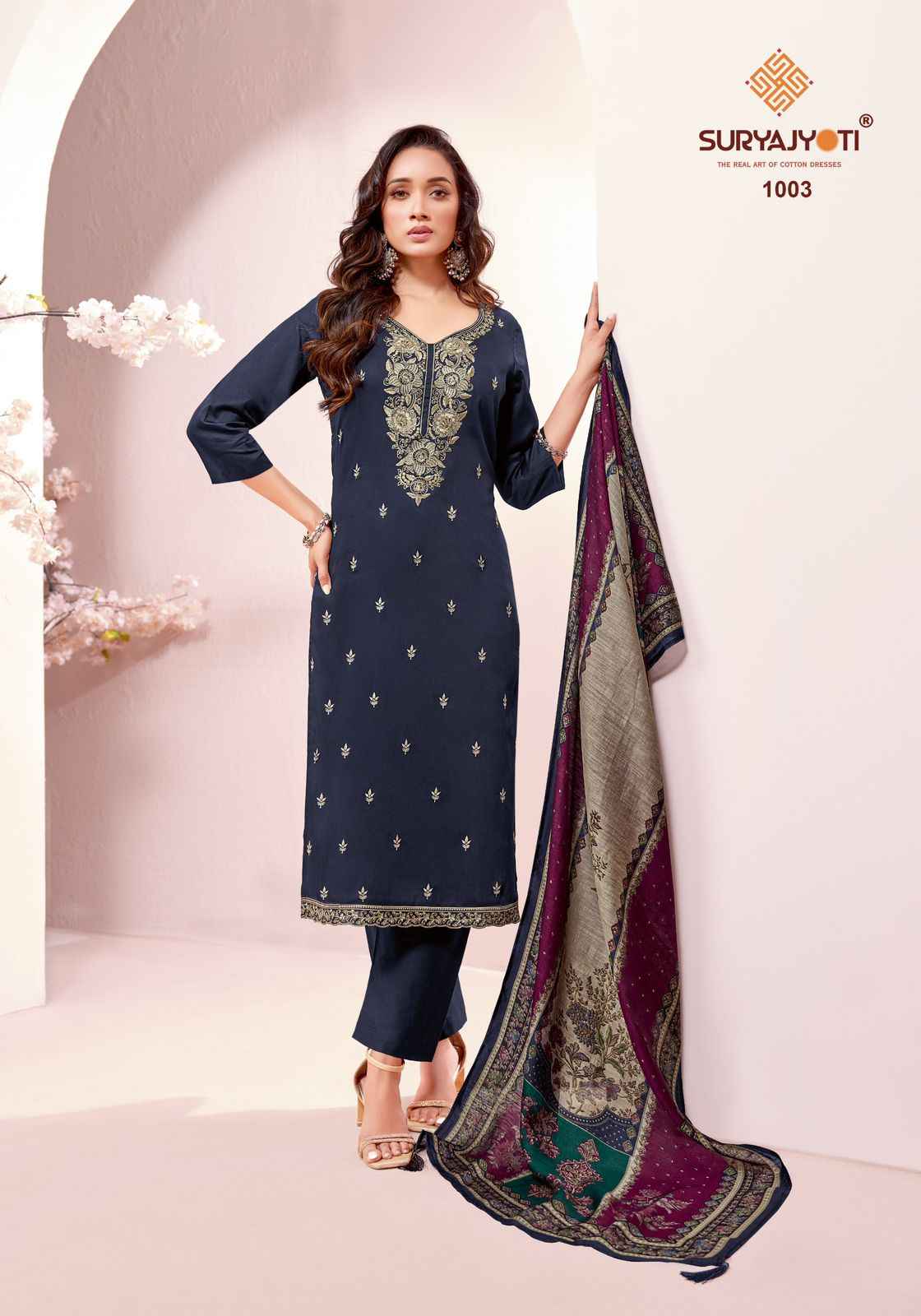 Suryajyoti Pranavi Vol 1 Stitch Readymade Jam Satin Dress 6 Pcs Catalouge