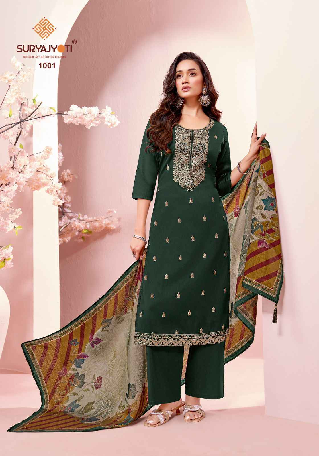 Suryajyoti Pranavi Vol 1 Stitch Readymade Jam Satin Dress 6 Pcs Catalouge