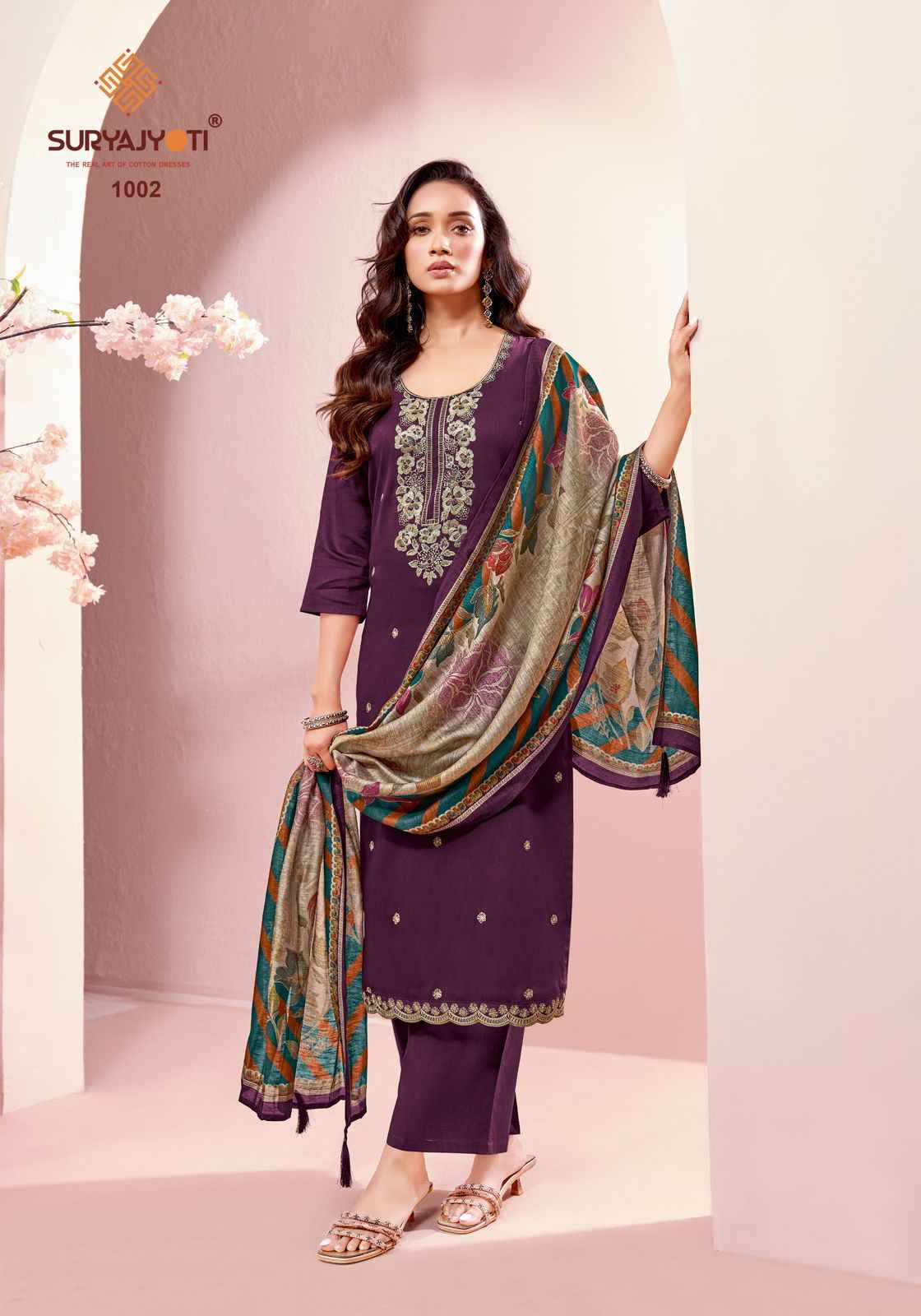 Suryajyoti Pranavi Vol 1 Stitch Readymade Jam Satin Dress 6 Pcs Catalouge