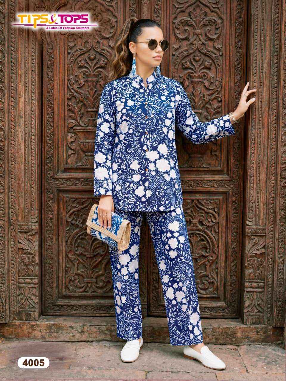 Tips & Tops Cotton Trends Vol 4 Cotton Co ord set 6 pcs Catalogue