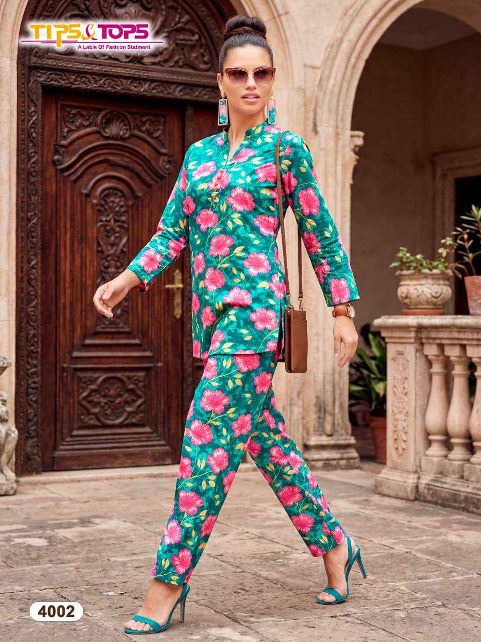 Tips & Tops Cotton Trends Vol 4 Cotton Co ord set 6 pcs Catalogue