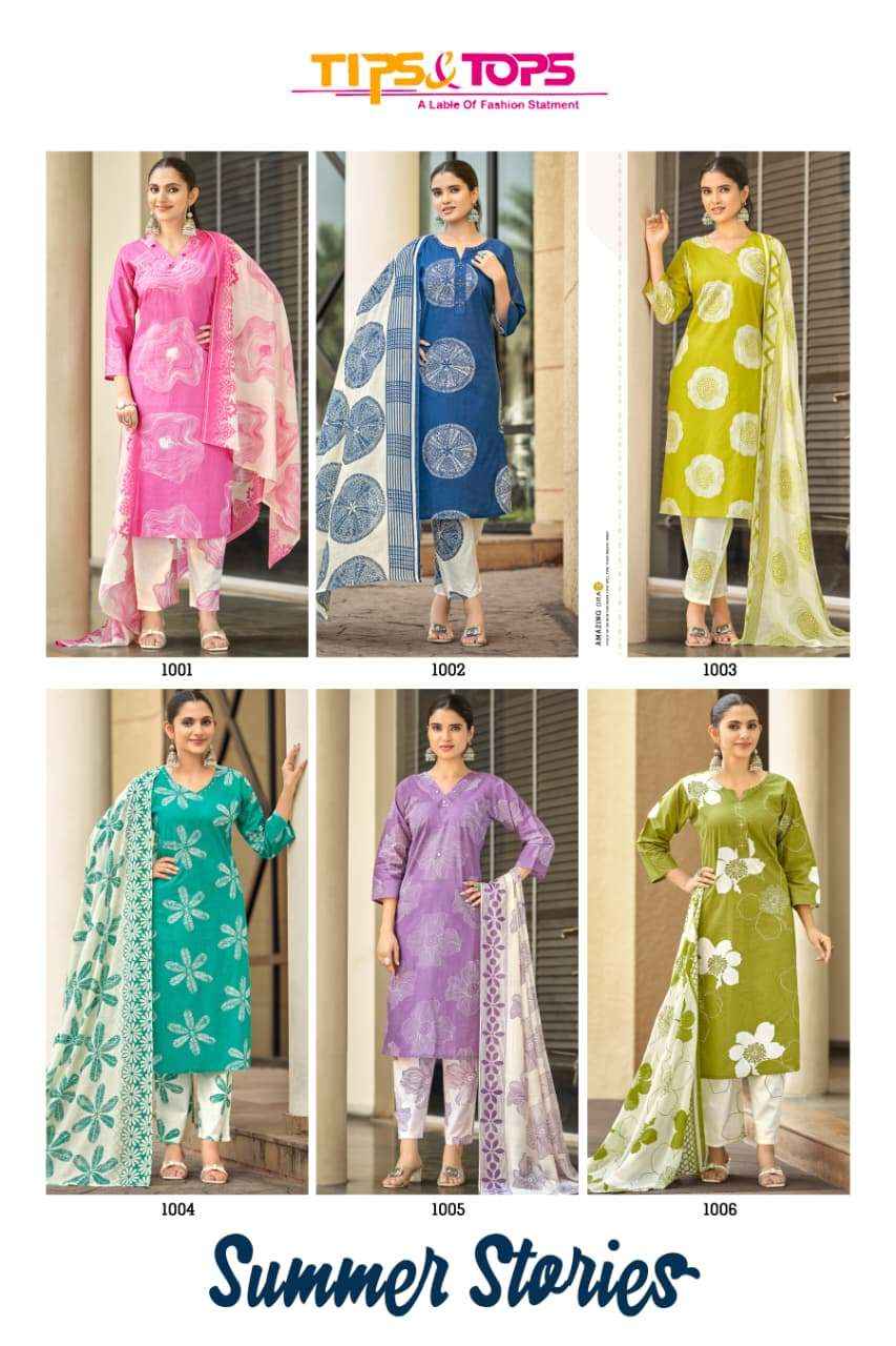 Tips & Tops Summer Stories Cotton Kurti Combo 6 pcs Catalogue