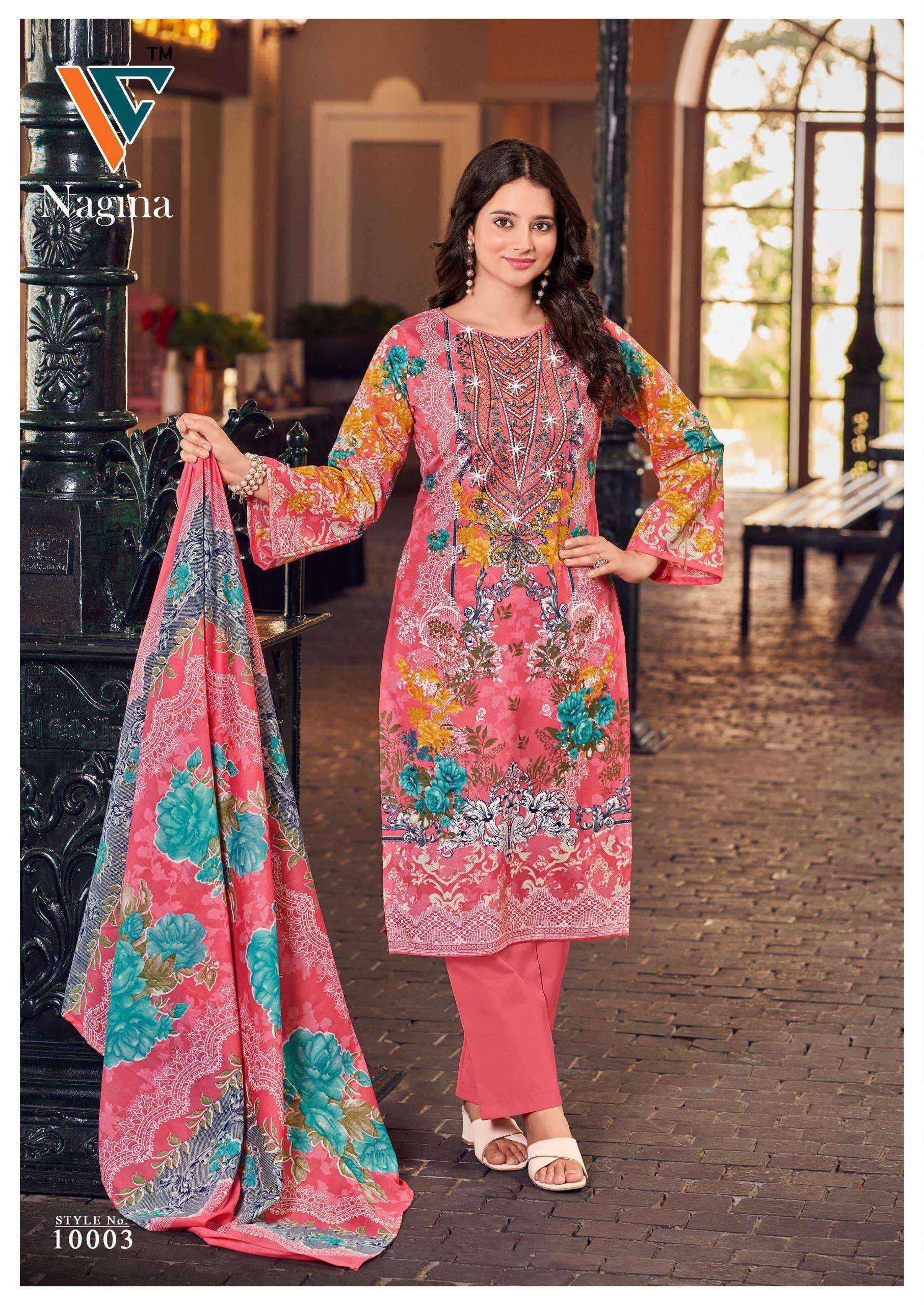Vandana Creation Nagina‎ Vol 10 Cotton Dress Material 8 pcs Catalogue
