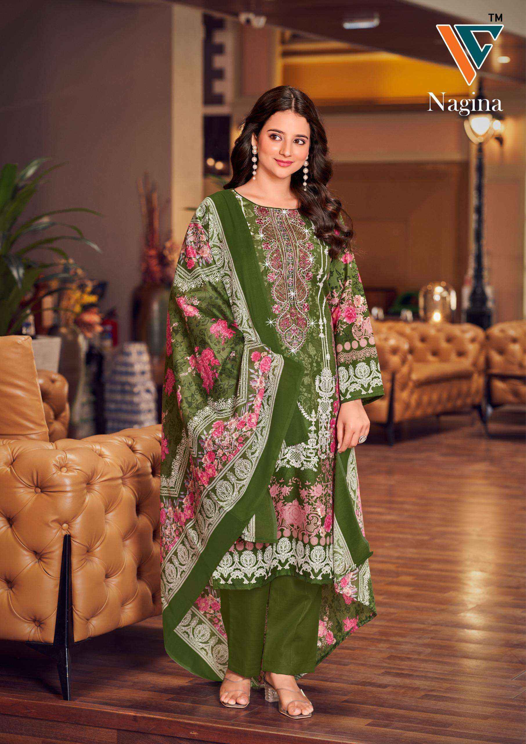 Vandana Creation Nagina‎ Vol 10 Cotton Dress Material 8 pcs Catalogue