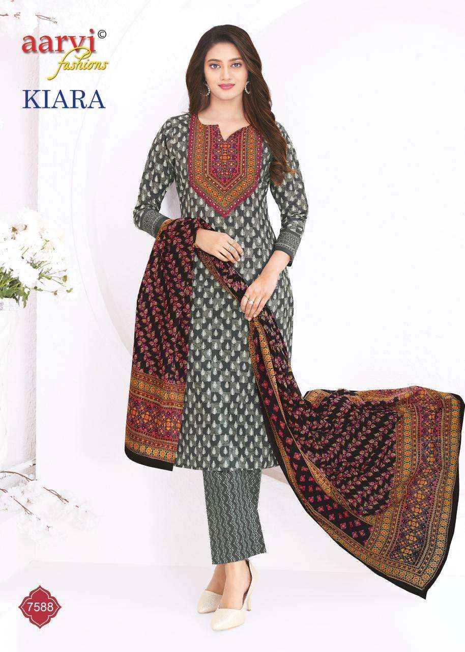 Aarvi Fashion Kiara Vol 1 Radymade Cotton Dress 8 pcs Catalogue
