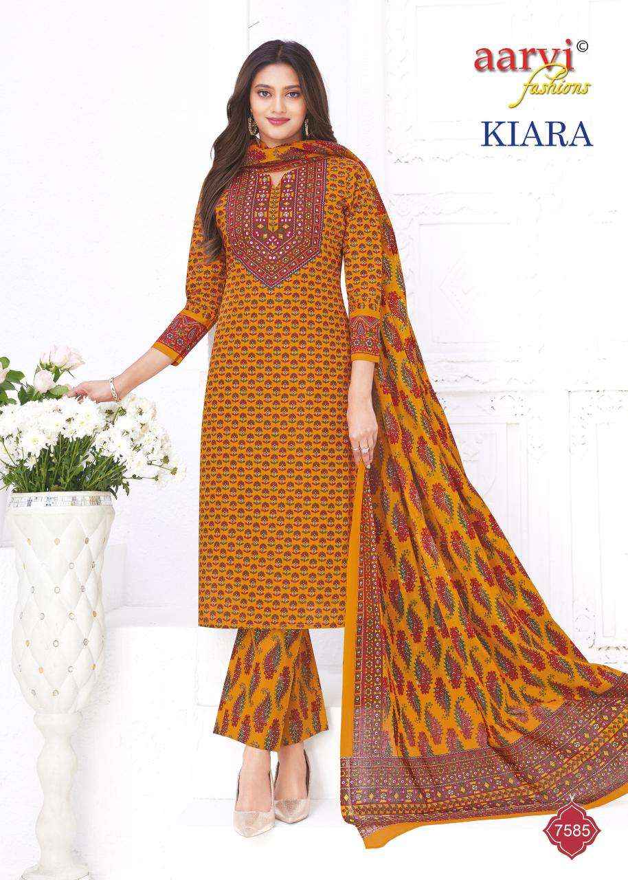 Aarvi Fashion Kiara Vol 1 Radymade Cotton Dress 8 pcs Catalogue