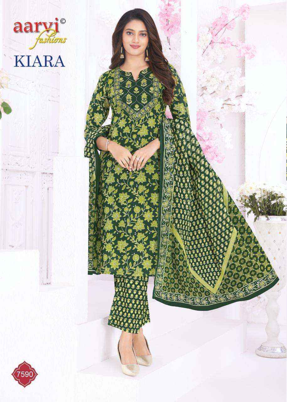 Aarvi Fashion Kiara Vol 1 Radymade Cotton Dress 8 pcs Catalogue