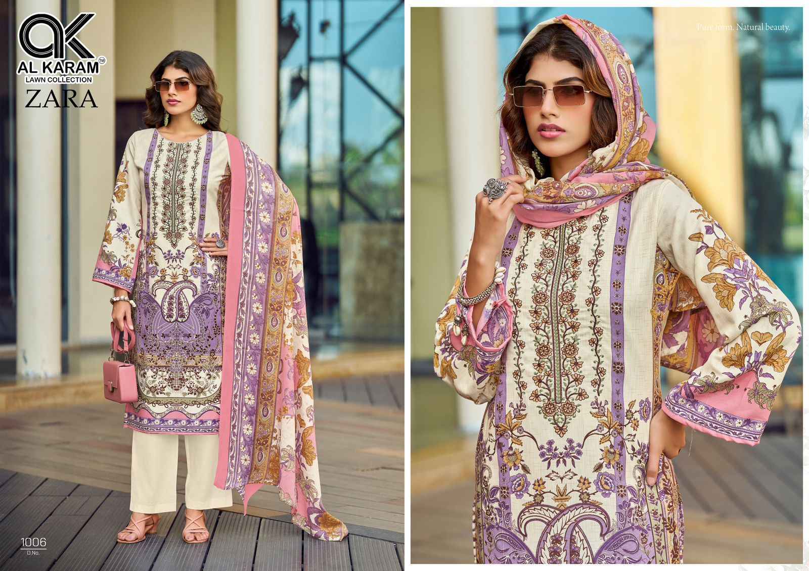 Al Karam Zara Reyon Dress Material 6 pcs Catalogue