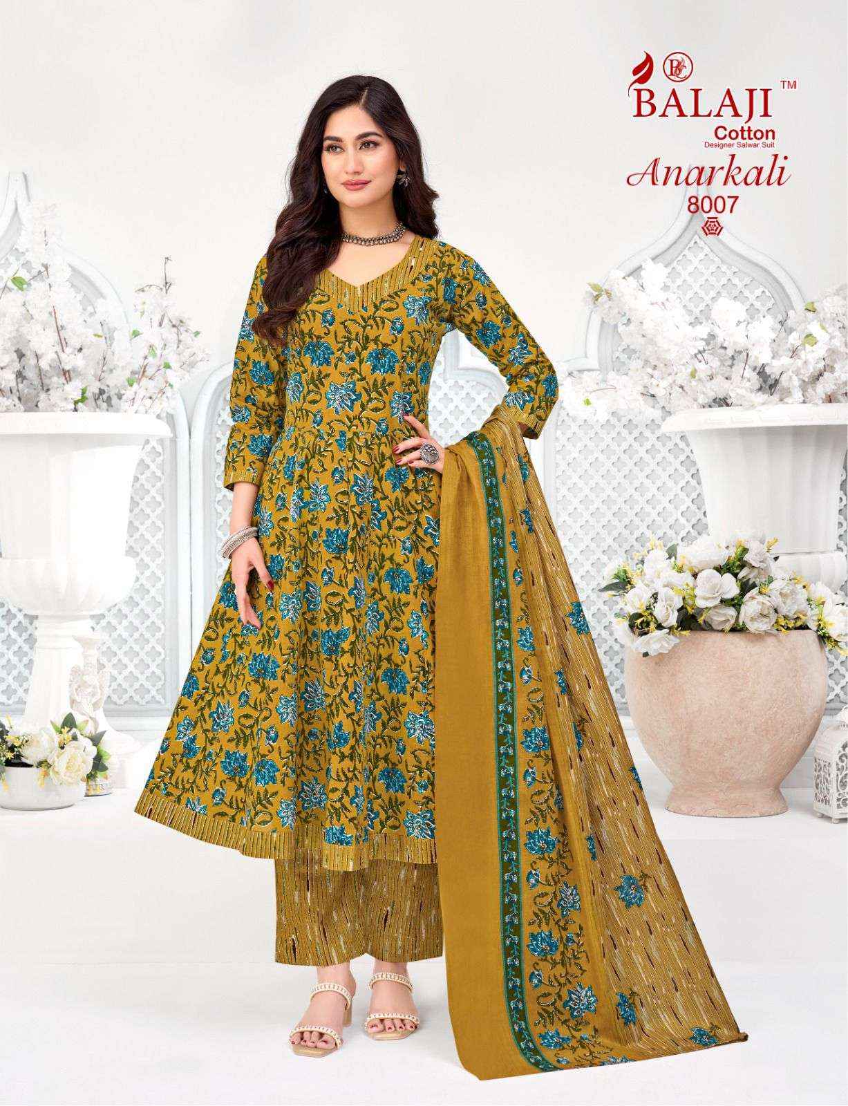 Balaji Anarkali Vol 8 Cotton Kurti Combo 8 pcs Catalogue