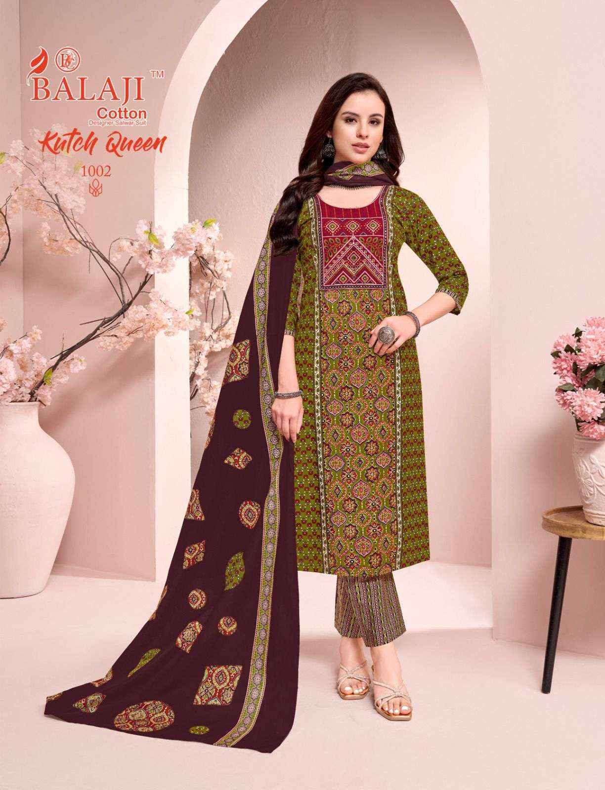 Balaji Kutch Queen Vol 1 Readymade Cotton Dress 8 pcs Catalogue