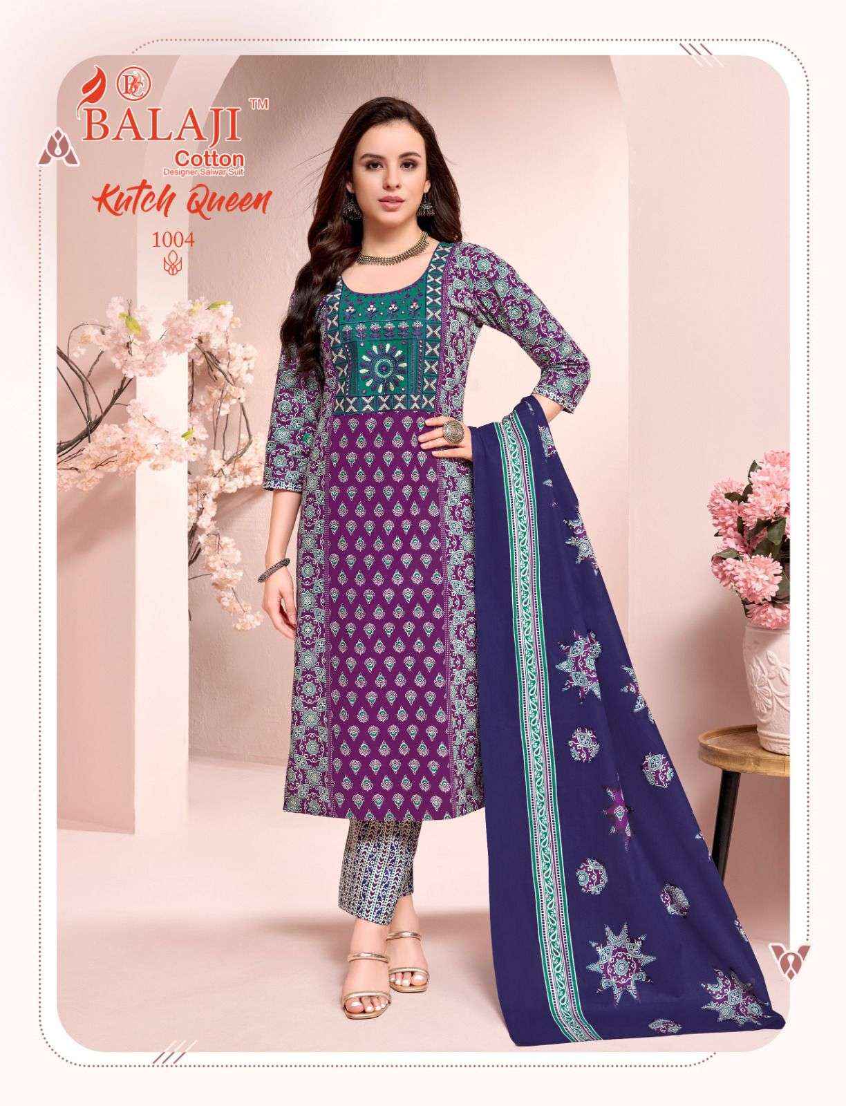 Balaji Kutch Queen Vol 1 Readymade Cotton Dress 8 pcs Catalogue