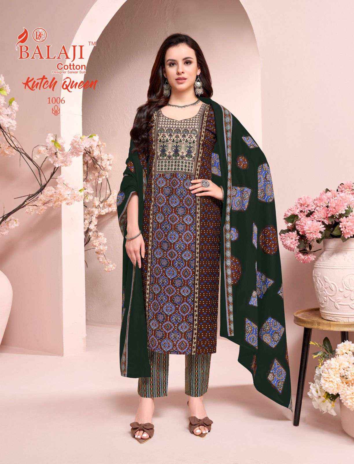Balaji Kutch Queen Vol 1 Readymade Cotton Dress 8 pcs Catalogue