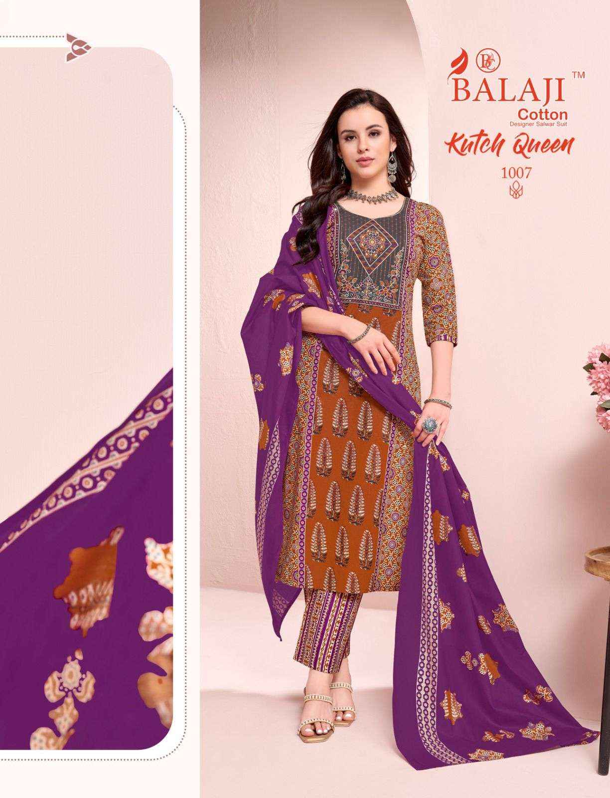 Balaji Kutch Queen Vol 1 Readymade Cotton Dress 8 pcs Catalogue