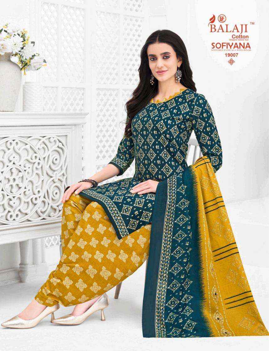 Balaji Sofiyana Vol 19 Readymade Cotton Dress 12 pcs Catalogue