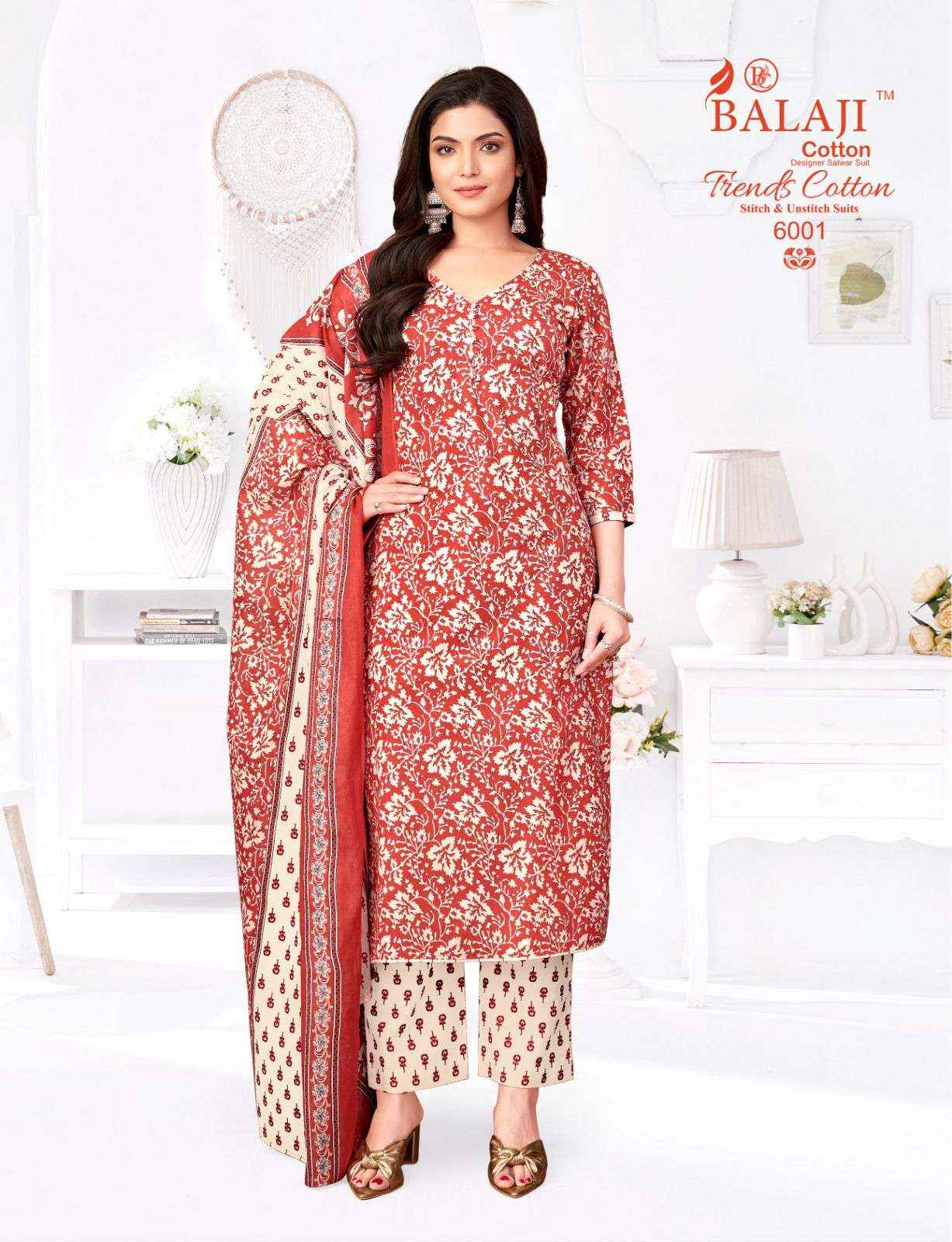 Balaji Trends Cotton Vol 6 Readymade Cotton Dress 12 pcs Catalogue