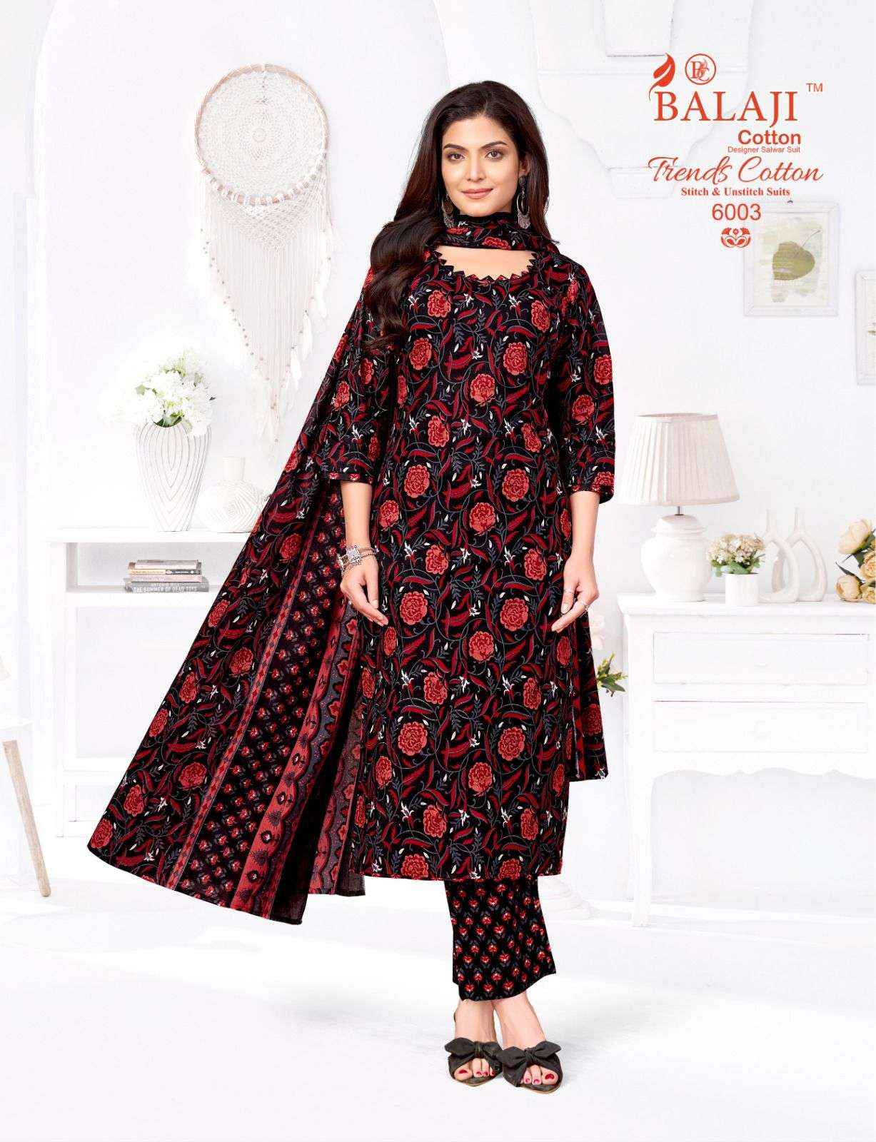 Balaji Trends Cotton Vol 6 Readymade Cotton Dress 12 pcs Catalogue