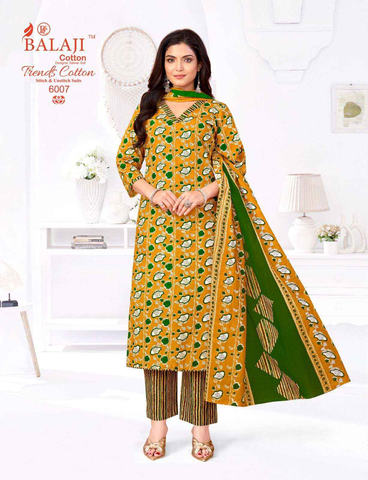 Balaji Trends Cotton Vol 6 Readymade Cotton Dress 12 pcs Catalogue