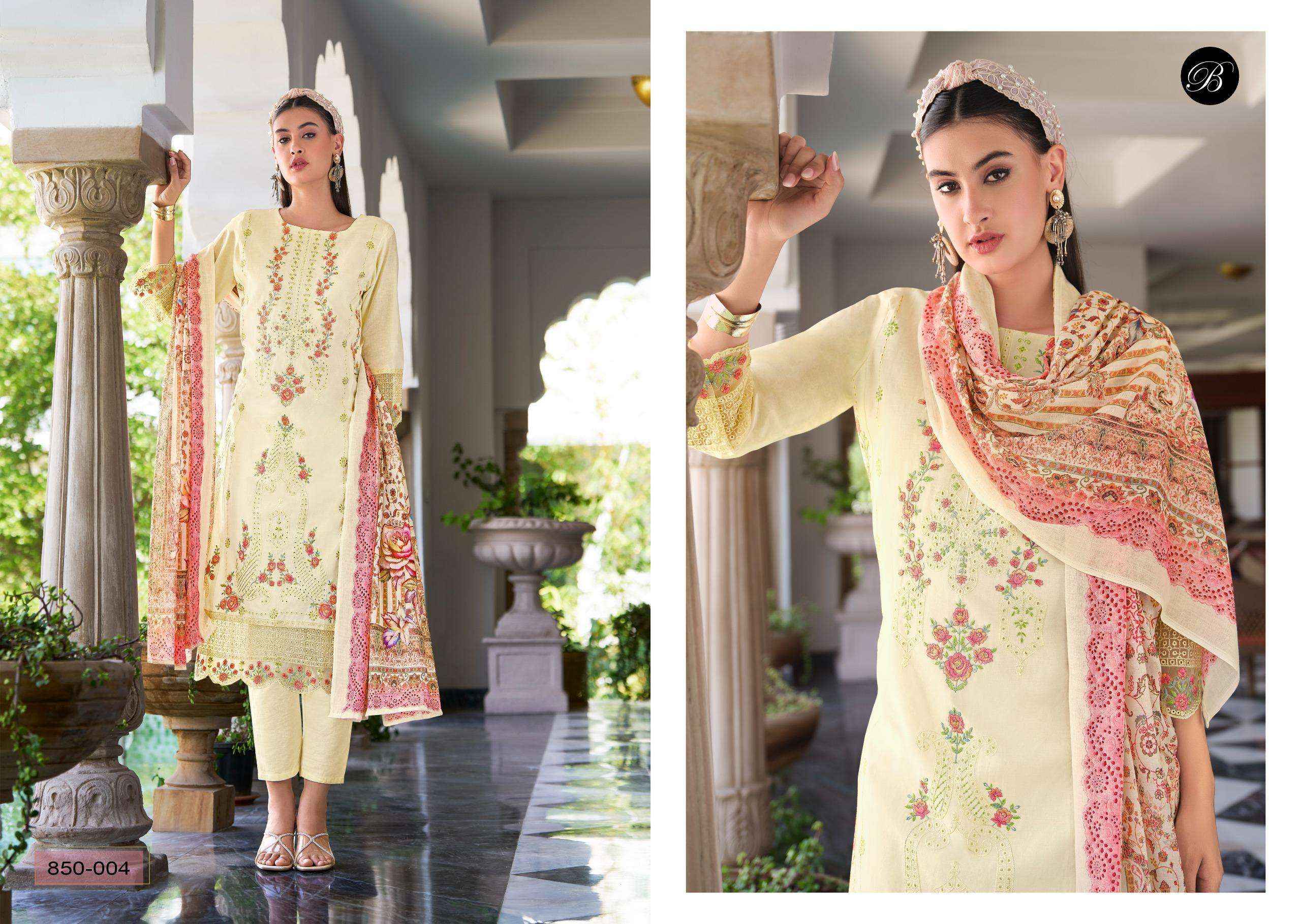 Belliza Jade Ombre Zoya Vol 2 Cotton Dress Material 6 pcs Catalogue