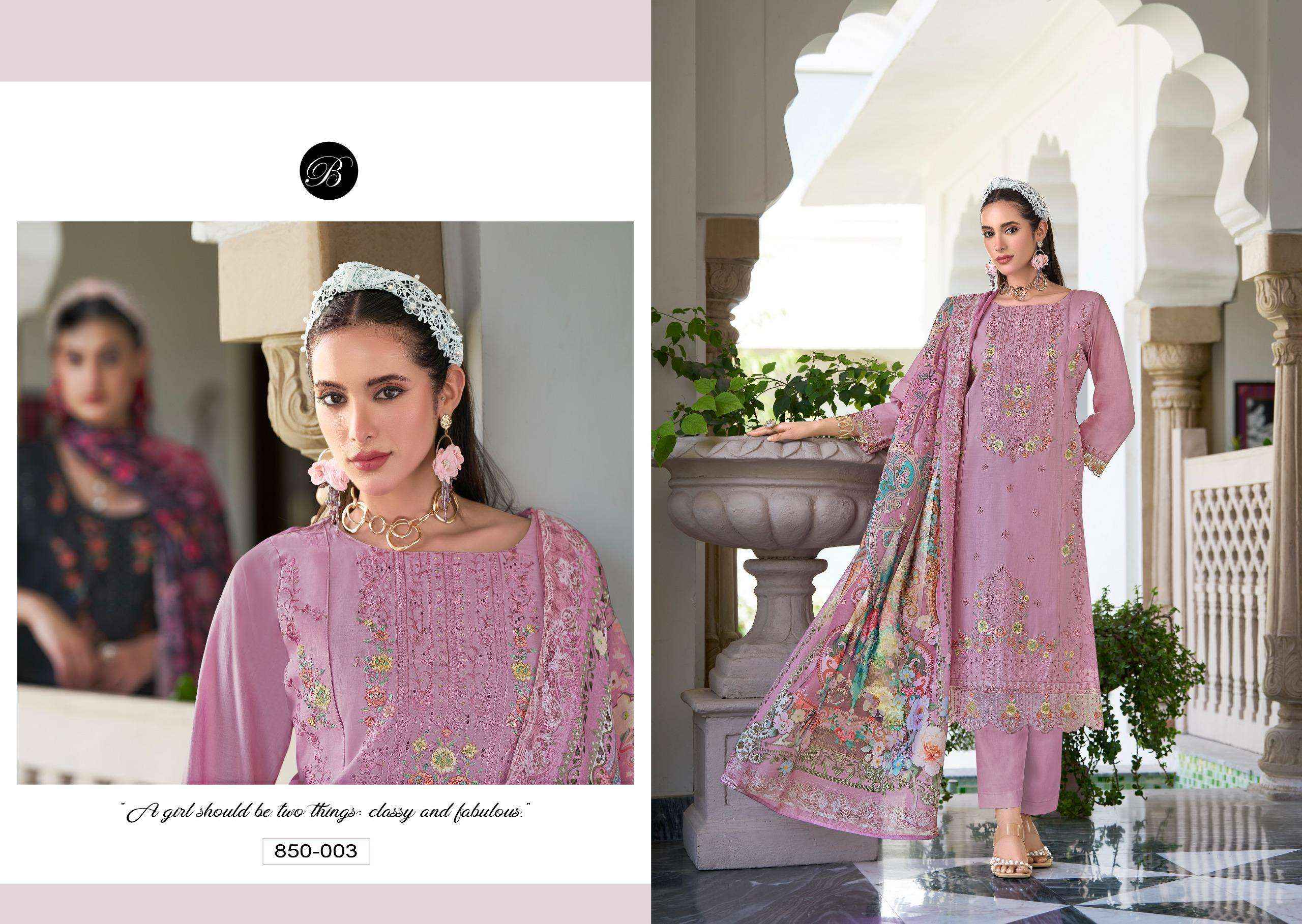 Belliza Jade Ombre Zoya Vol 2 Cotton Dress Material 6 pcs Catalogue