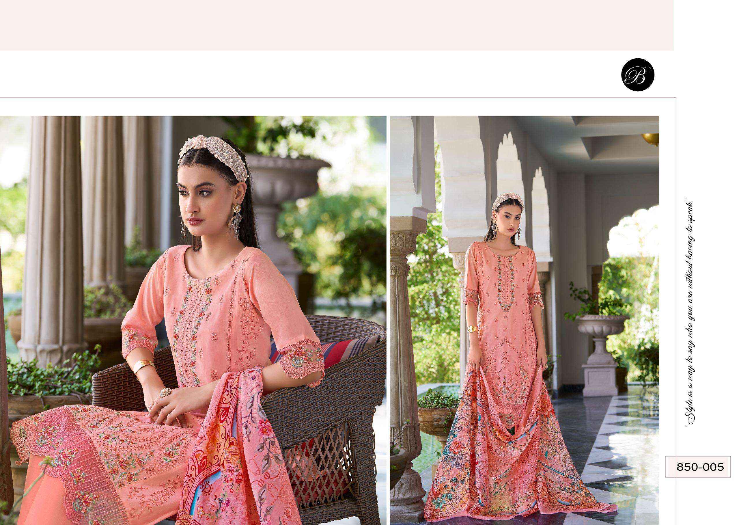 Belliza Jade Ombre Zoya Vol 2 Cotton Dress Material 6 pcs Catalogue