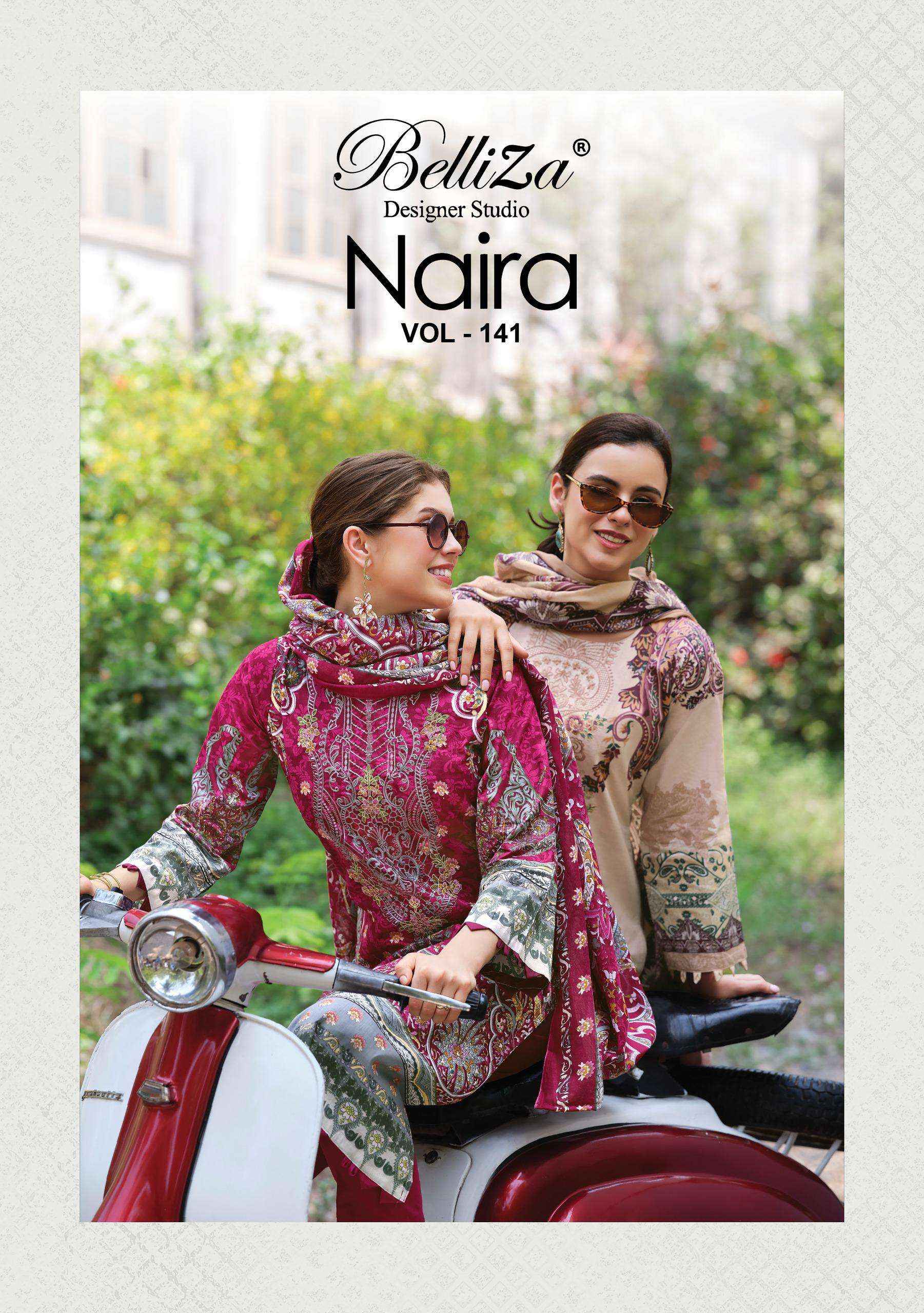 Belliza Naira Vol 141 Cotton Dress Material 8 pcs Cataloge