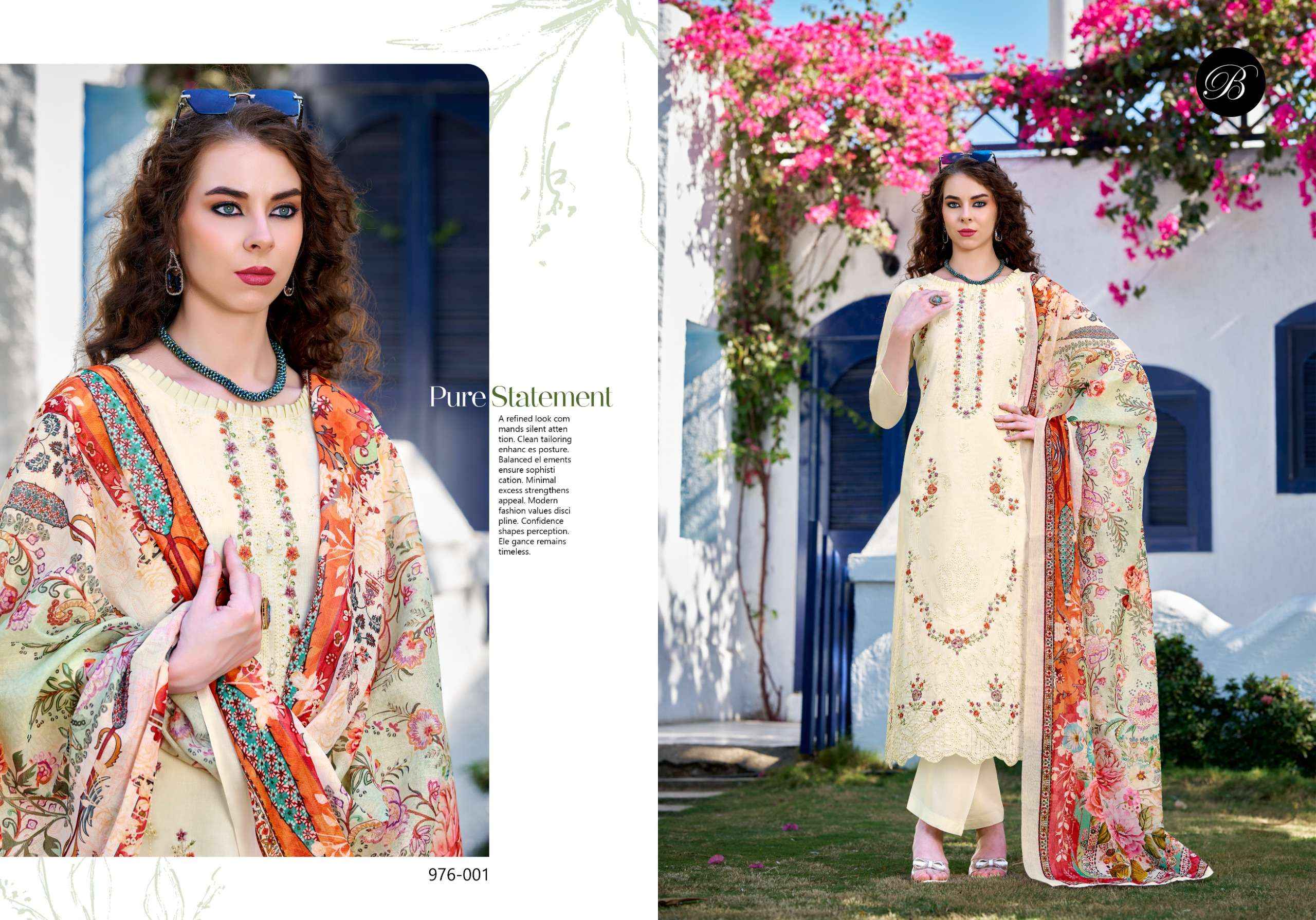 Belliza Zarqash Vol 17 Jam Cotton Dress Material 6 pcs Catalogue