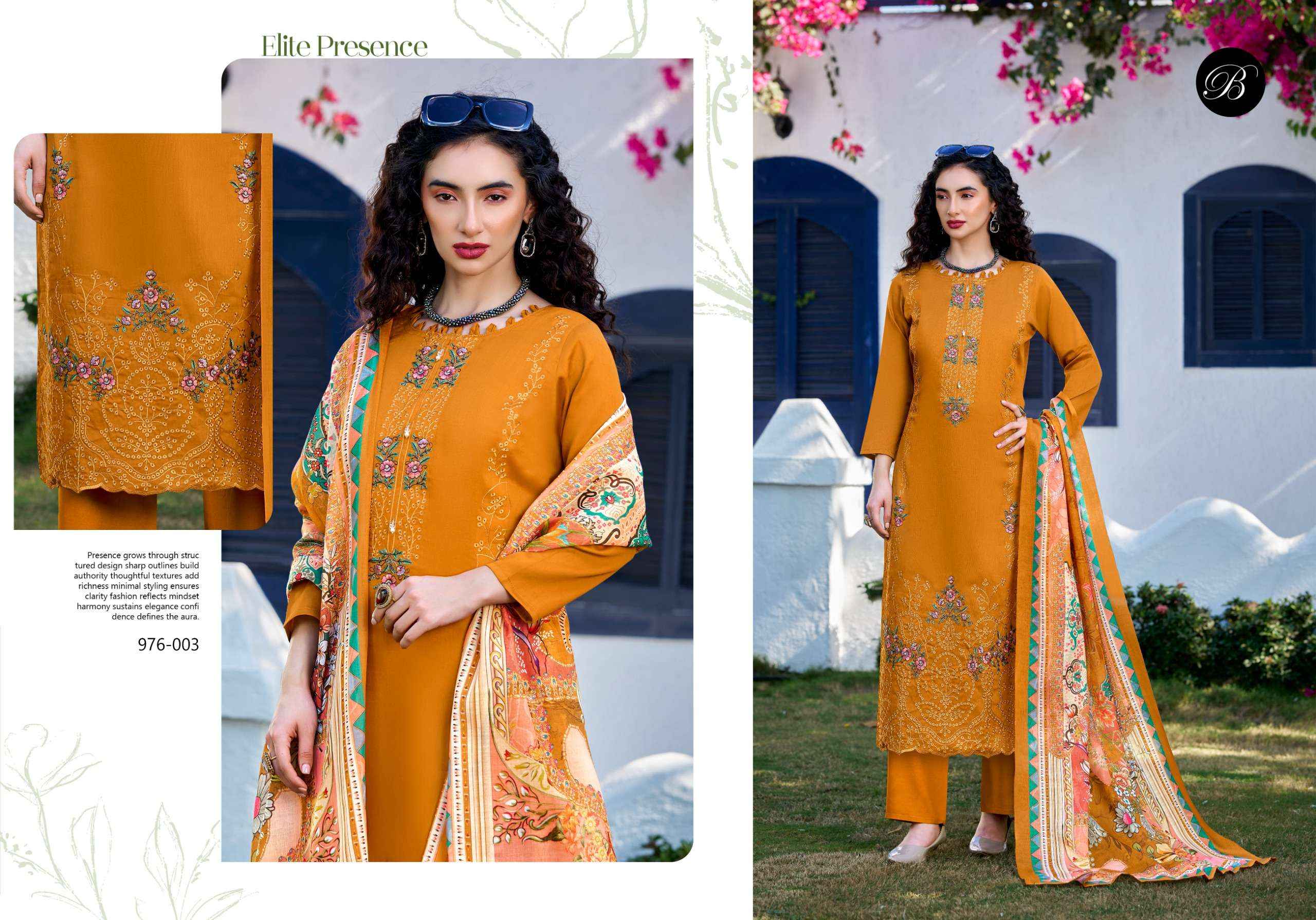 Belliza Zarqash Vol 17 Jam Cotton Dress Material 6 pcs Catalogue