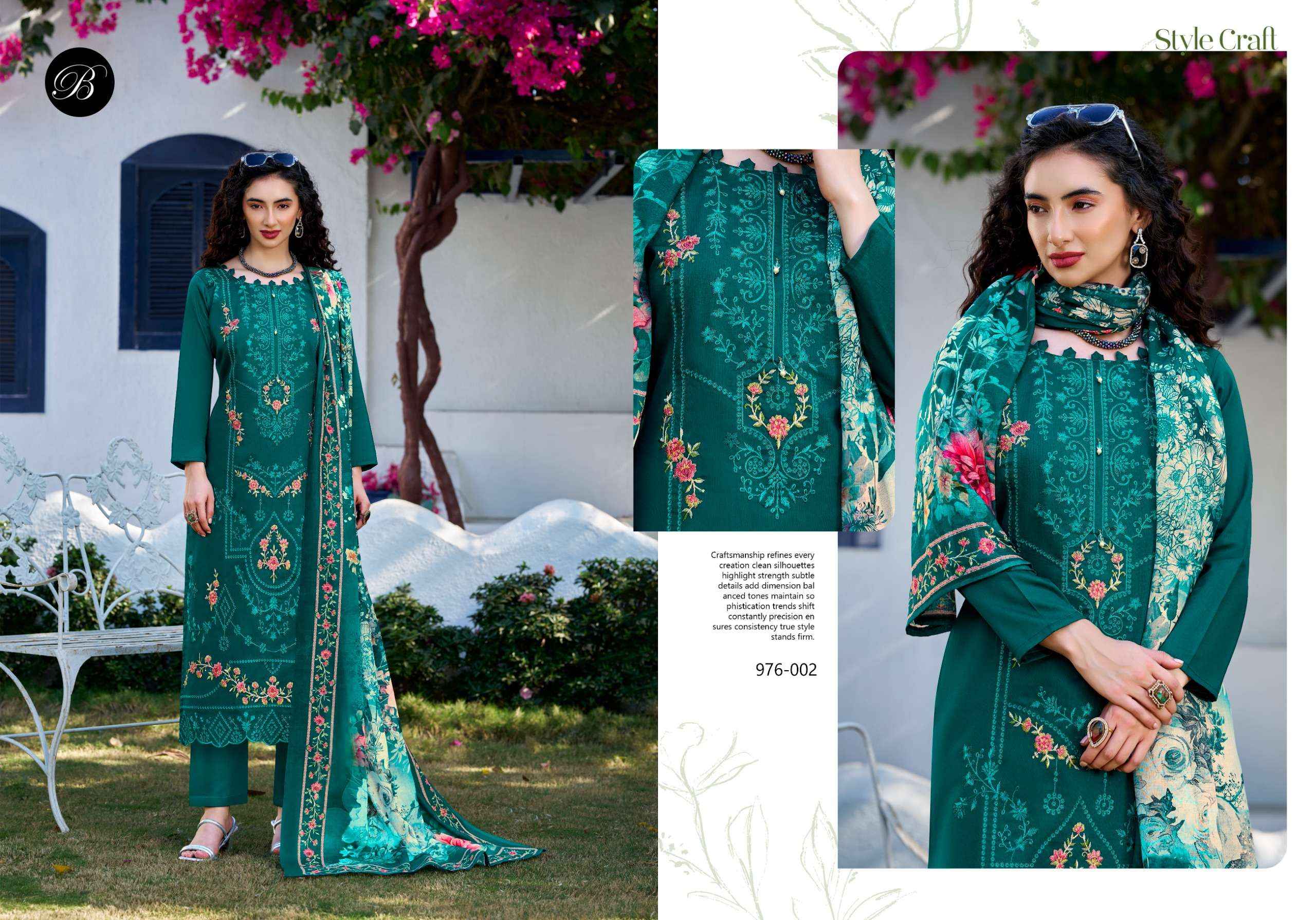 Belliza Zarqash Vol 17 Jam Cotton Dress Material 6 pcs Catalogue