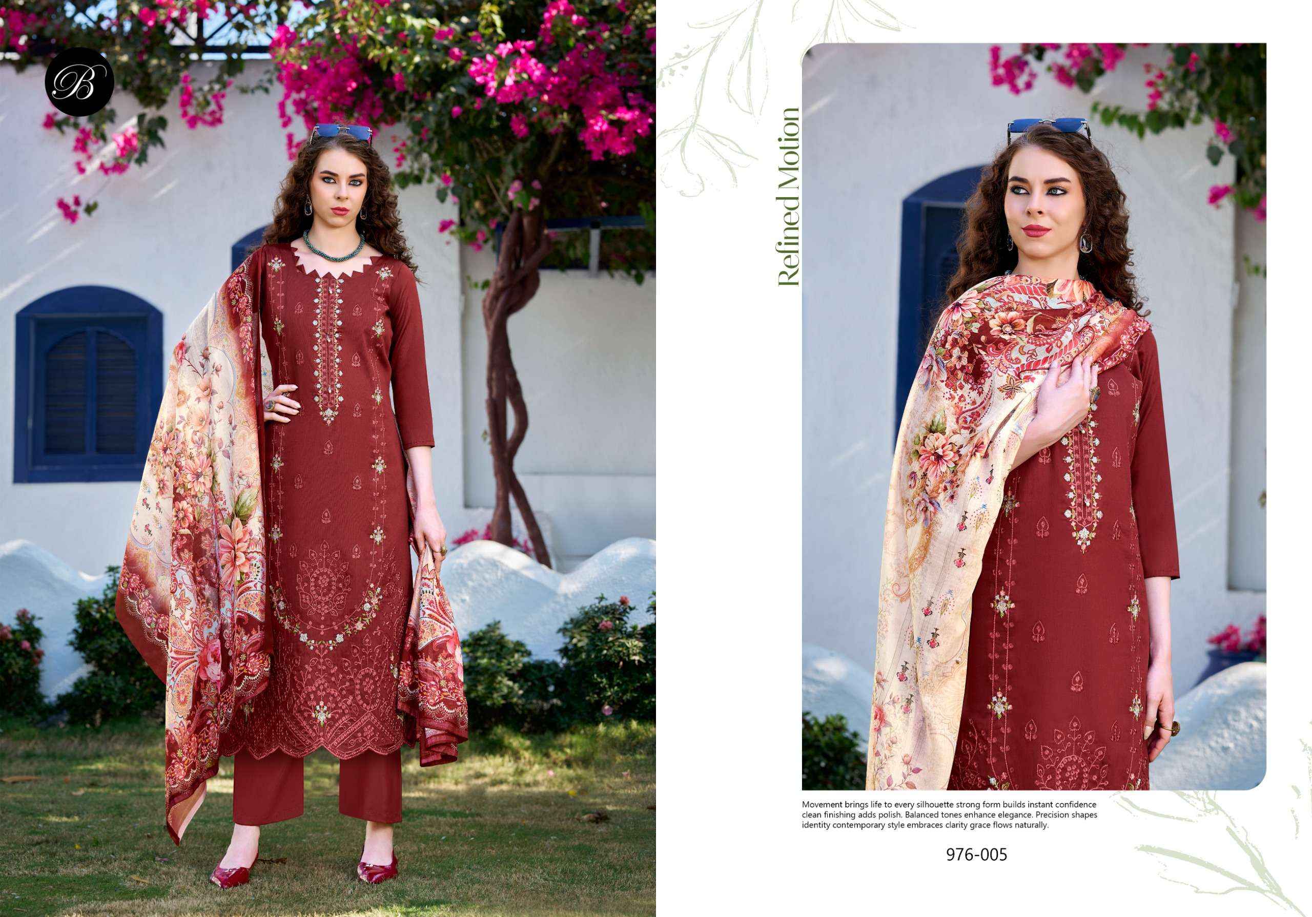 Belliza Zarqash Vol 17 Jam Cotton Dress Material 6 pcs Catalogue