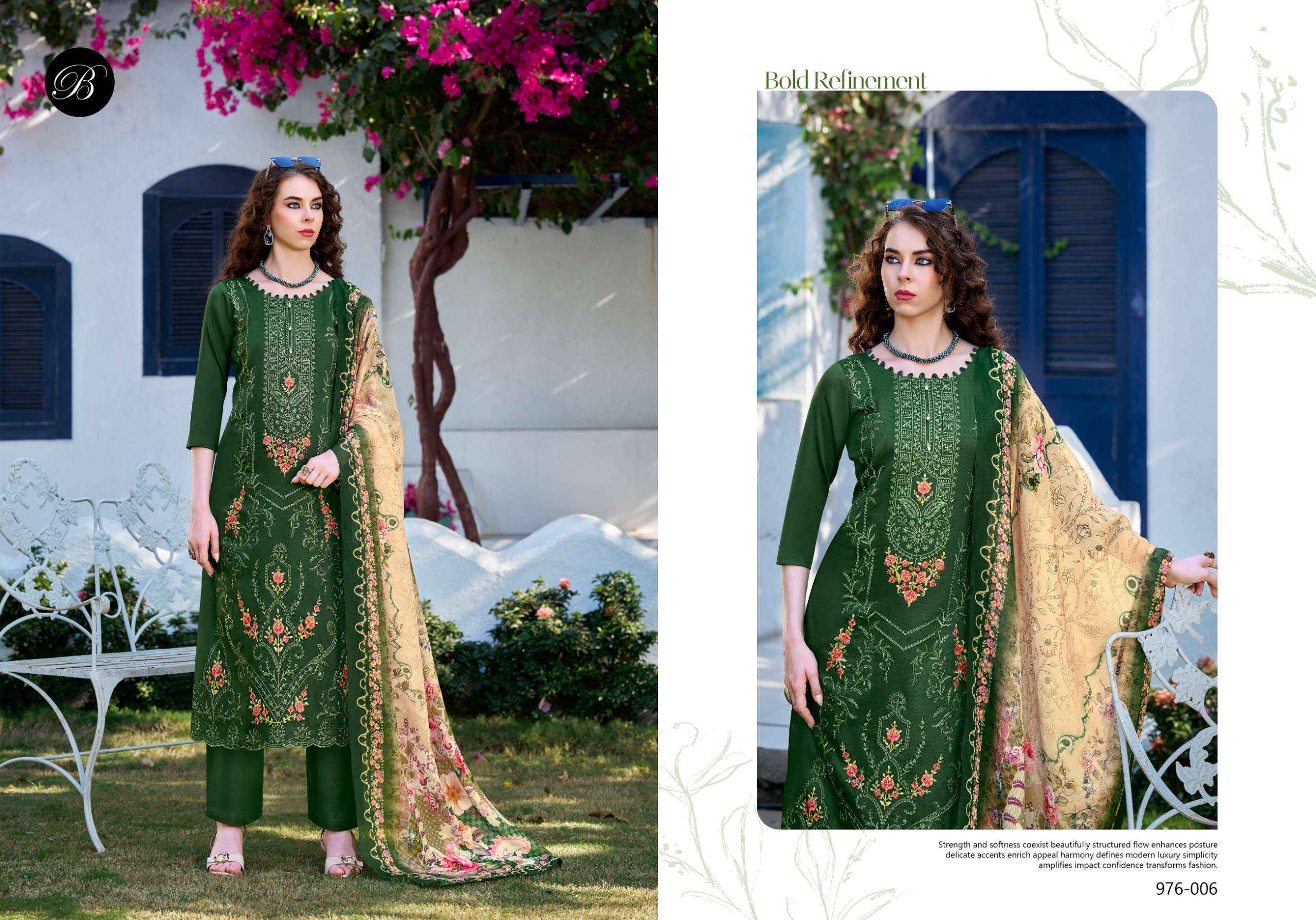 Belliza Zarqash Vol 17 Jam Cotton Dress Material 6 pcs Catalogue