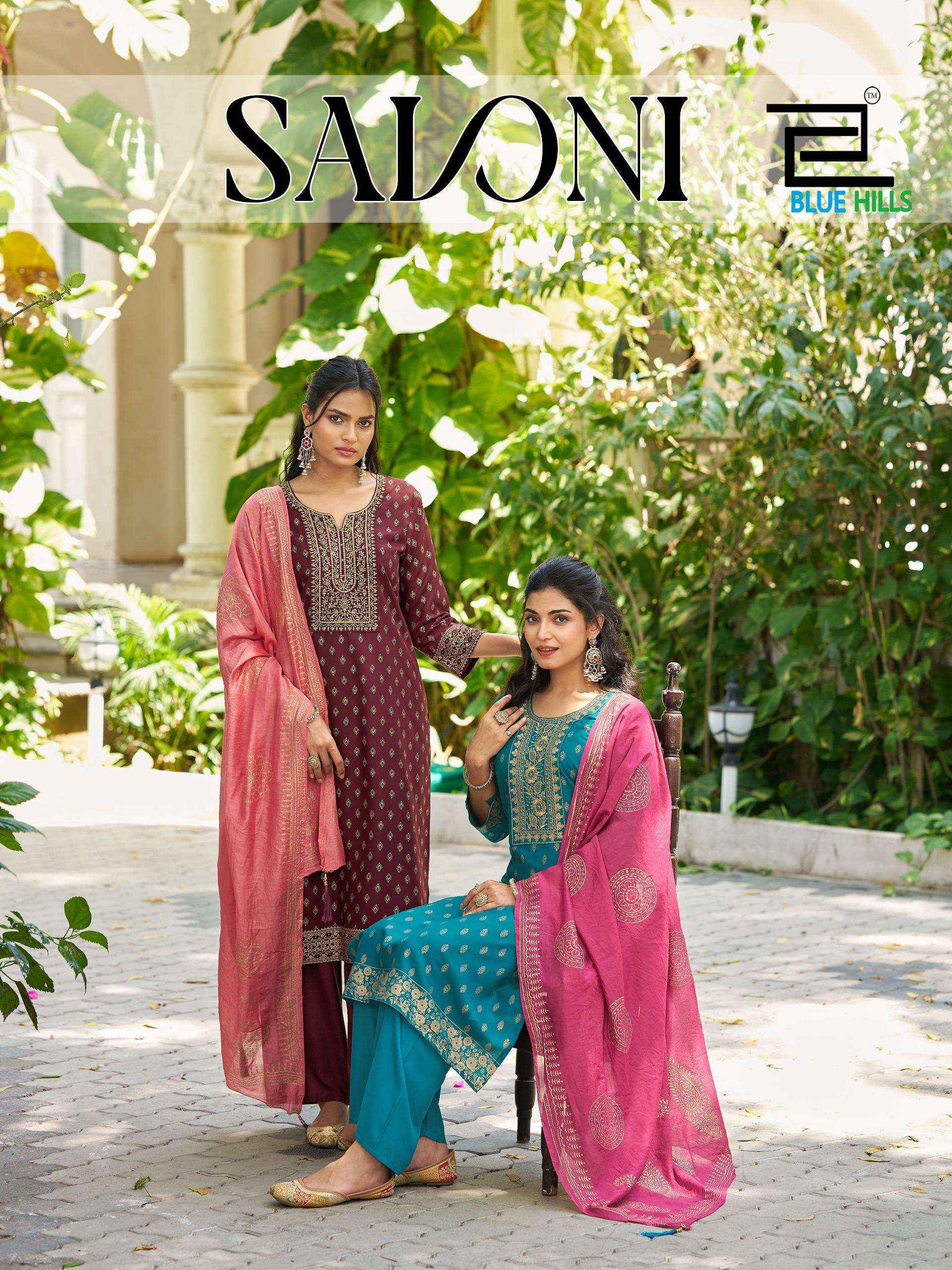Blue Hills Saloni Rayon Kurti Combo 6 pcs Catalogue