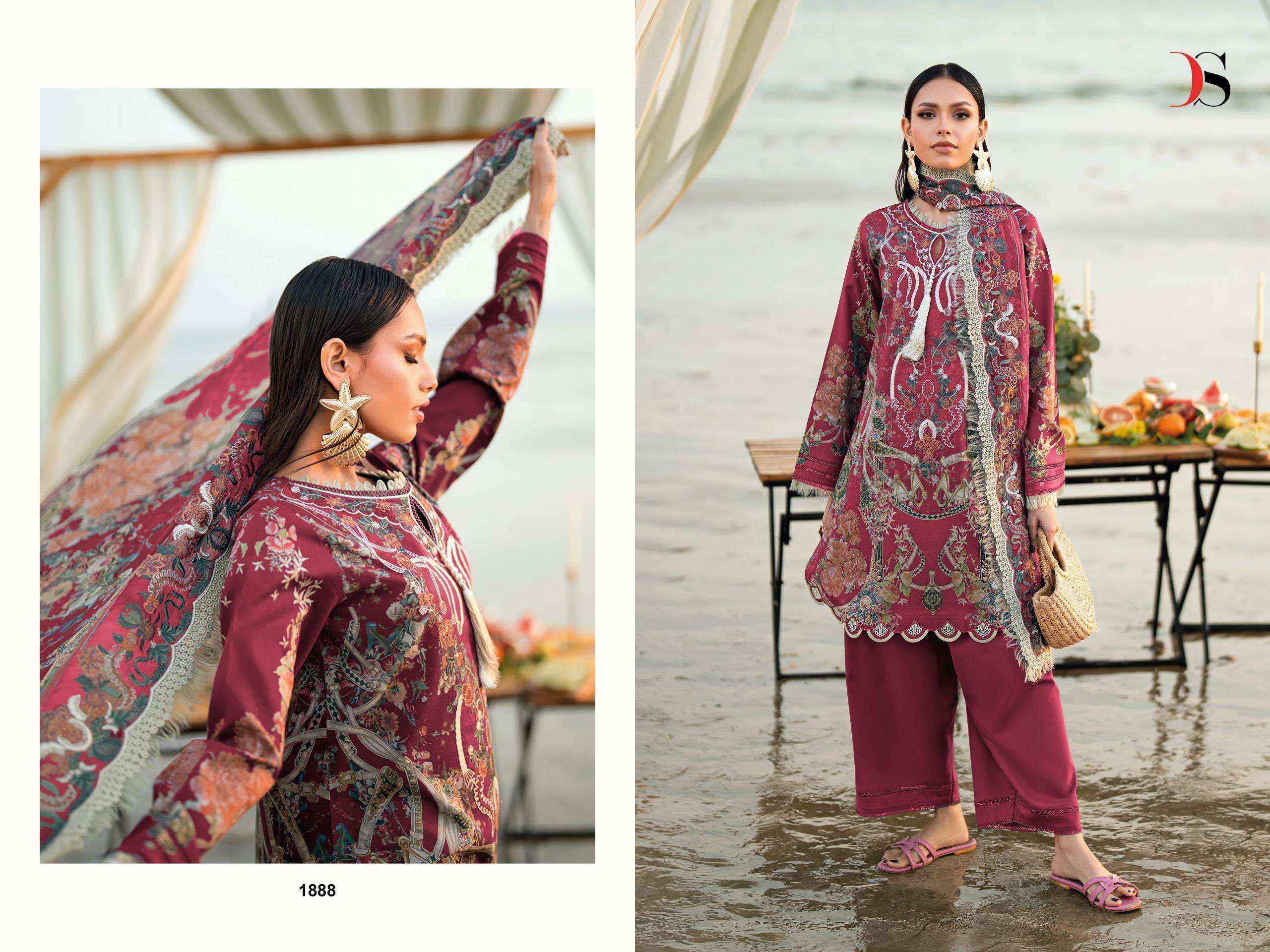 Deepsy Jade Needle Wonder Vol 6 Cotton Dress Material 8 pcs Catalogue
