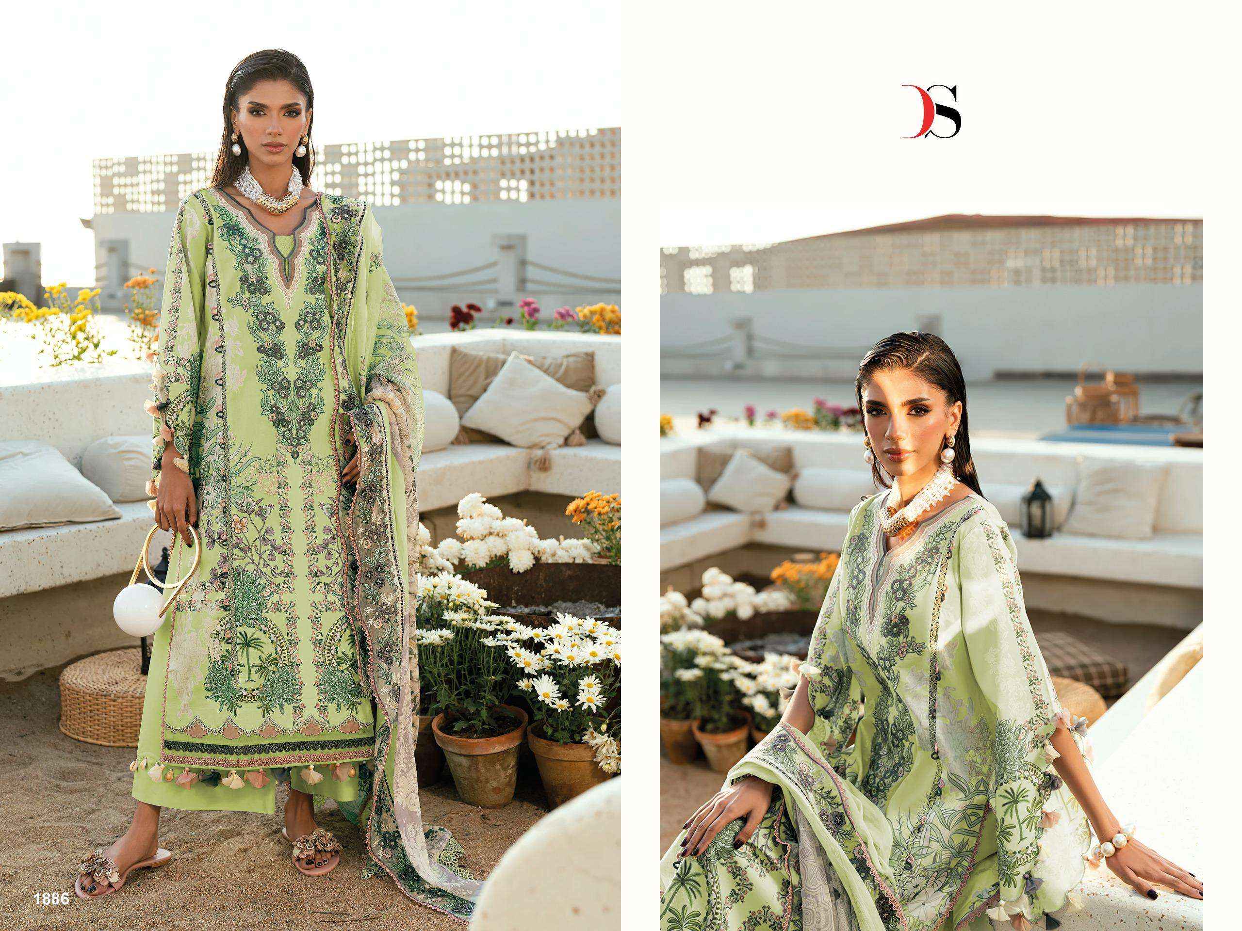 Deepsy Jade Needle Wonder Vol 6 Cotton Dress Material 8 pcs Catalogue
