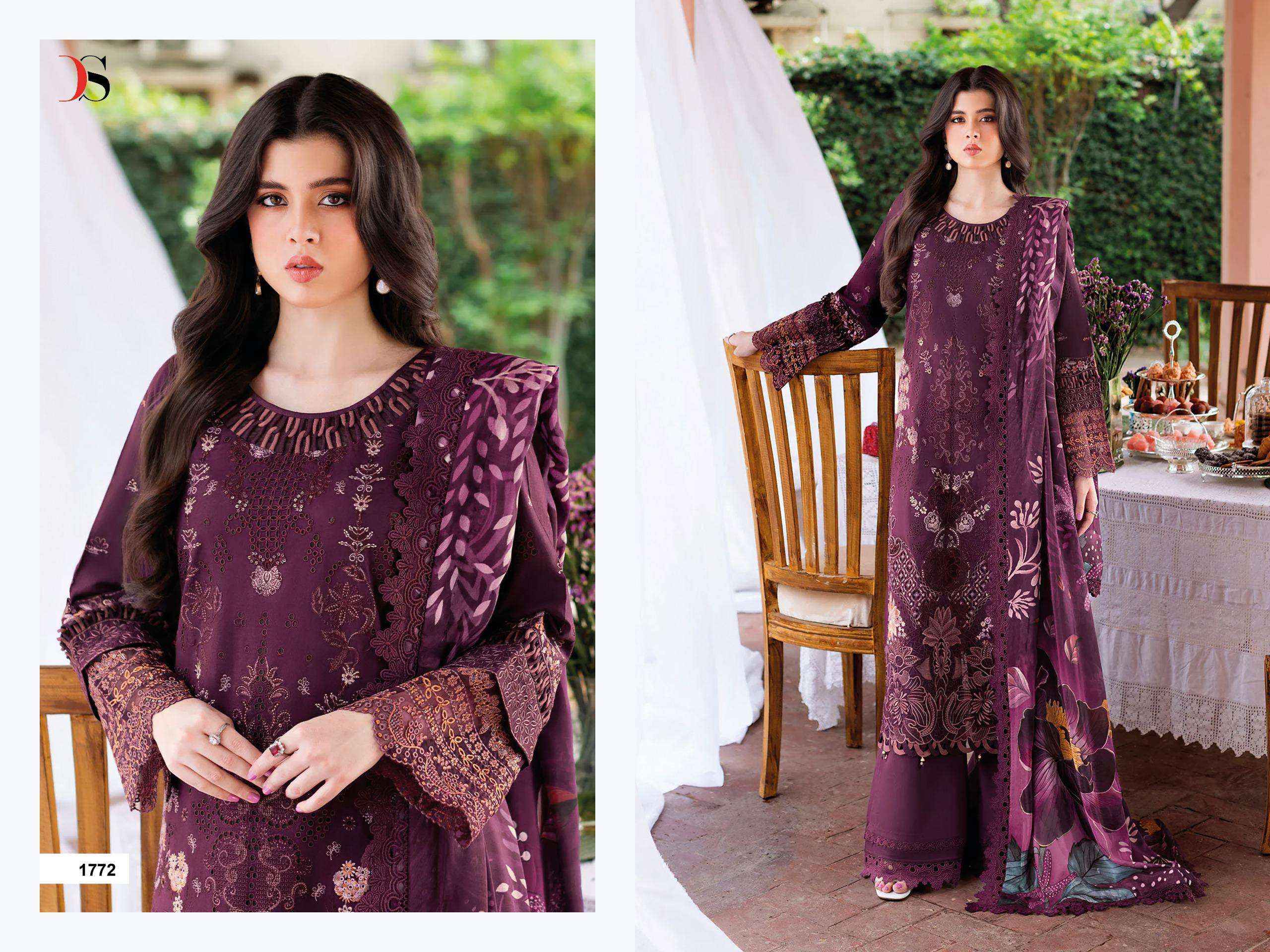 Deepsy Ramsha Cotton Dress Material 6 pcs Catalogue