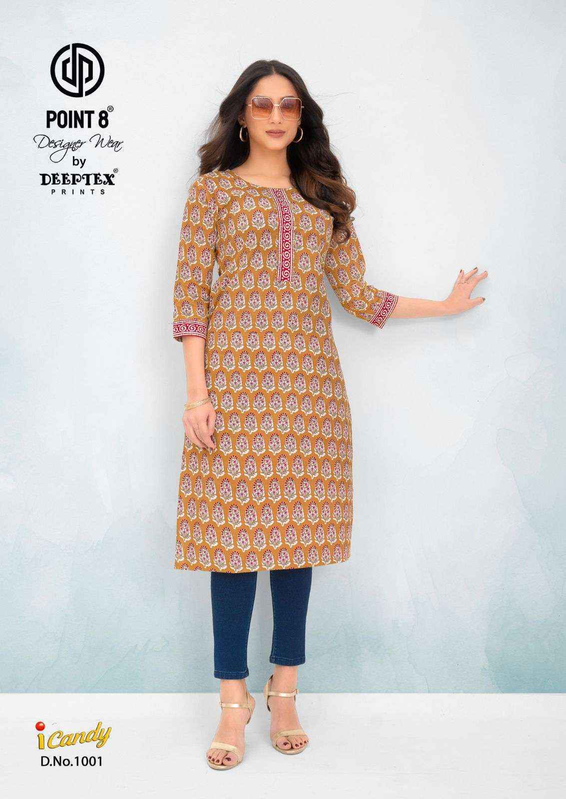 Deeptex I Candy Vol 1 Cotton Kurti 10 Pcs Catalogue