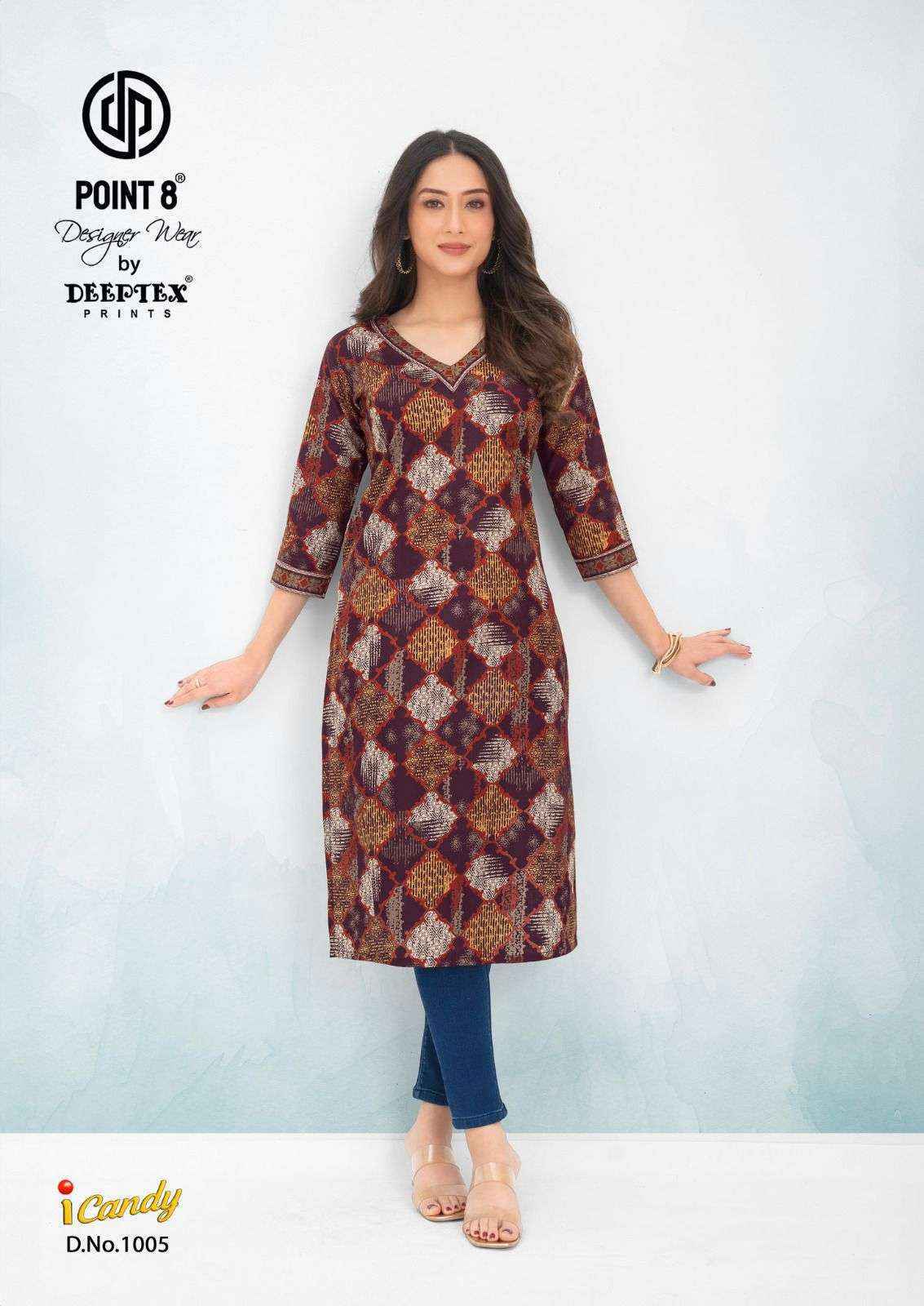 Deeptex I Candy Vol 1 Cotton Kurti 10 Pcs Catalogue