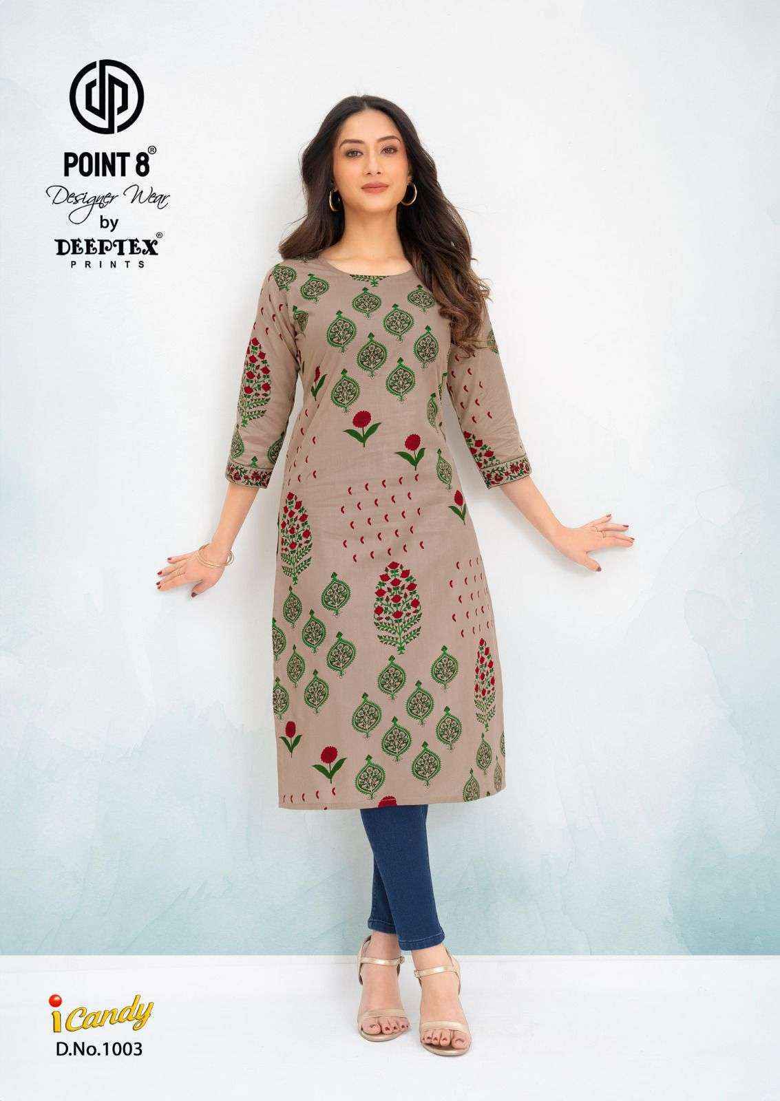 Deeptex I Candy Vol 1 Cotton Kurti 10 Pcs Catalogue