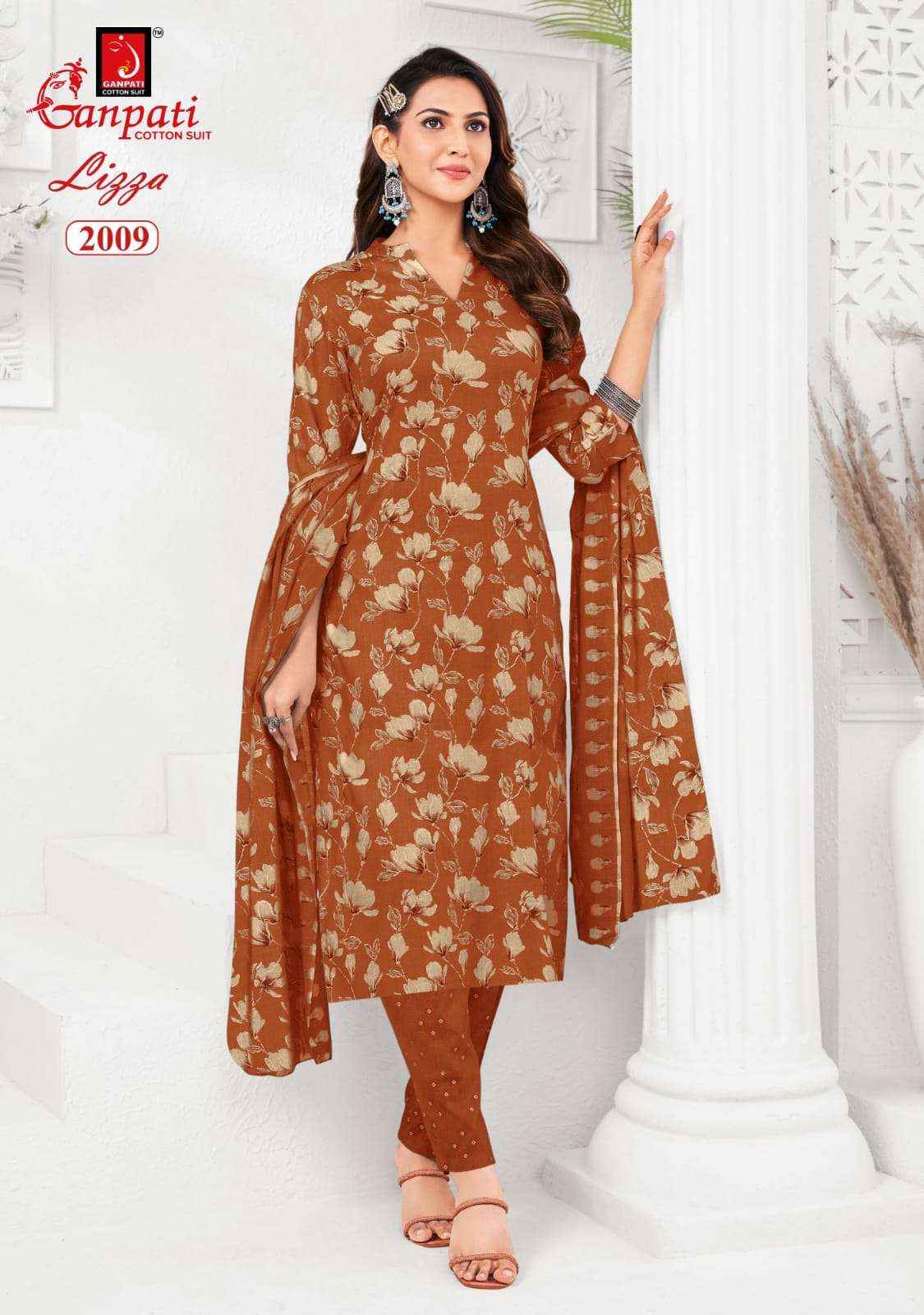 Ganpati Lizza Vol 2 Readymade Cotton Dress 12 pcs catalogue