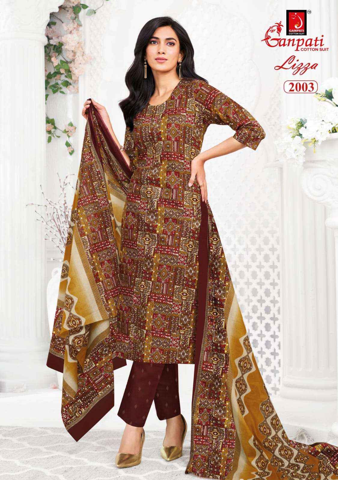 Ganpati Lizza Vol 2 Readymade Cotton Dress 12 pcs catalogue