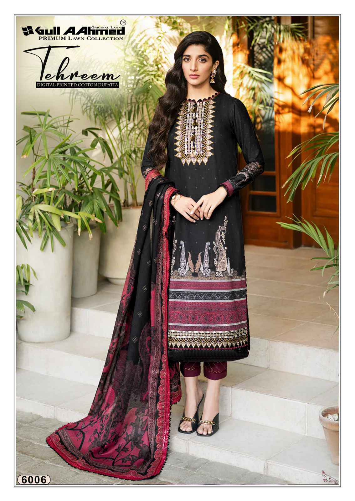 Gull Ahmed Tehreem Vol 6 Cambridge Cotton Dress Material 6 Pc Catalouge