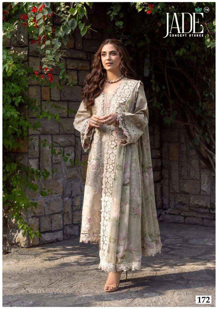 Jade Chevron Vol 18 Cotton Dress Material 6 Pc Catalog