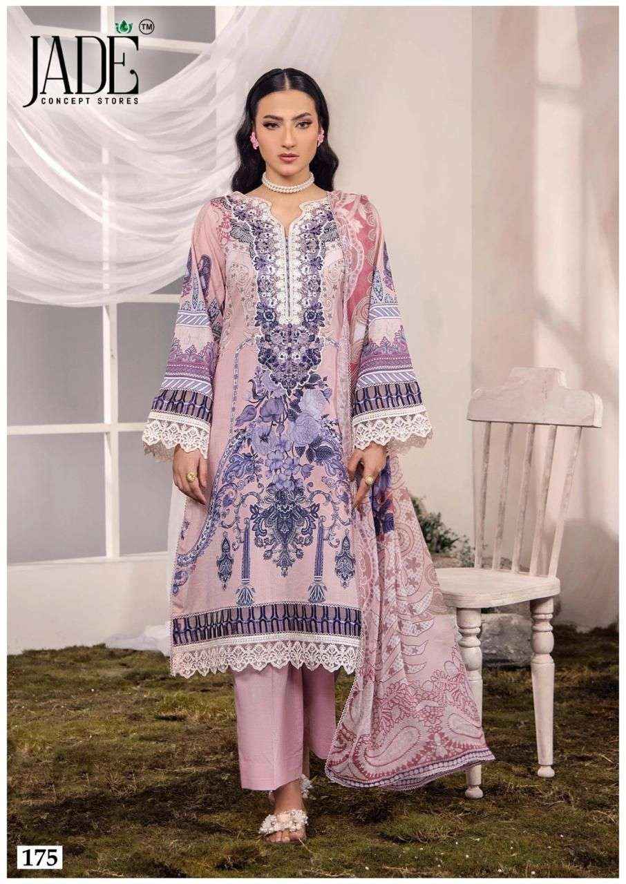 Jade Chevron Vol 18 Cotton Dress Material 6 Pc Catalog