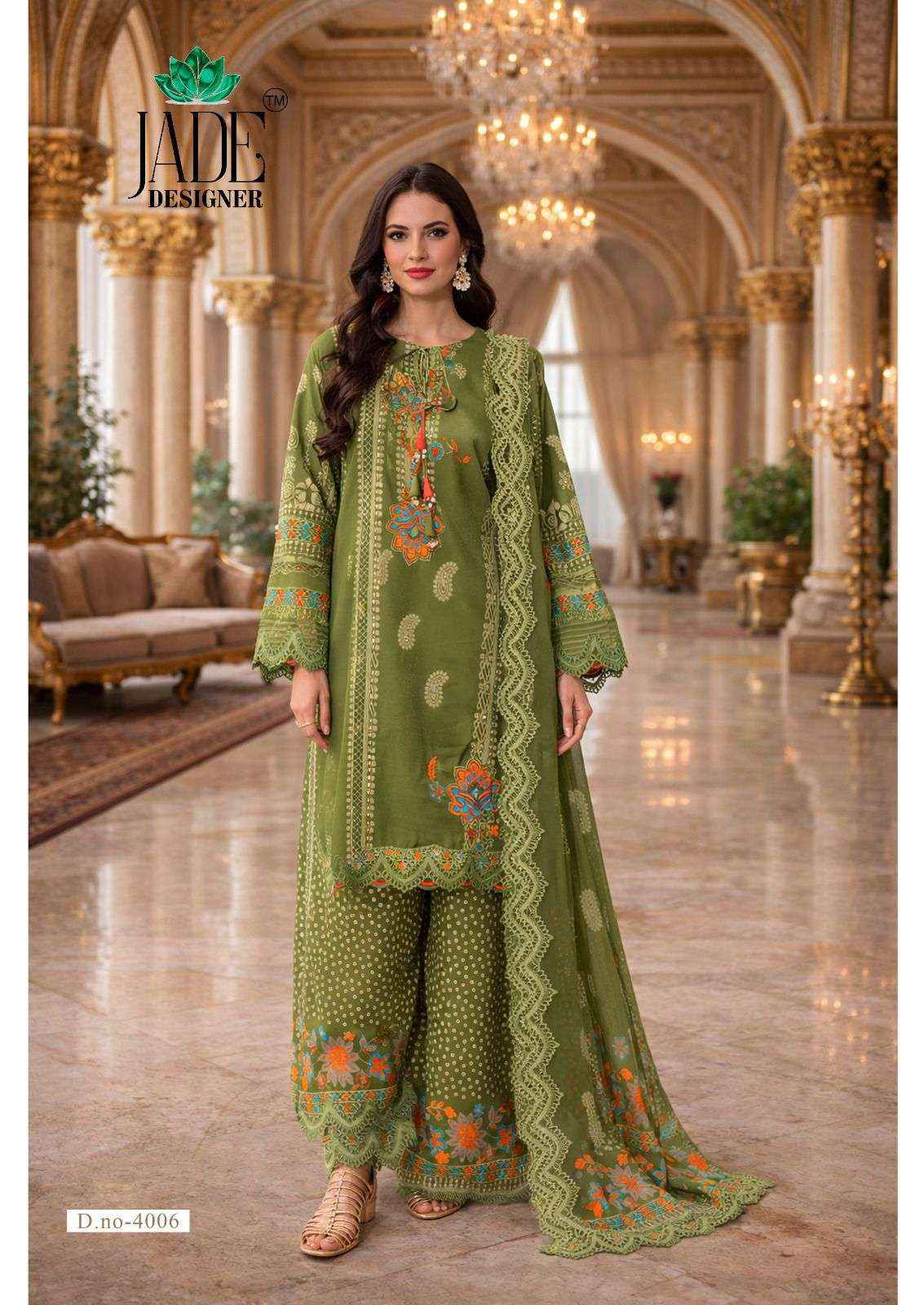 Jade Noor Ahmed Vol 4 Readymade Lawn Cotton Dress 6 pcs Catalogue