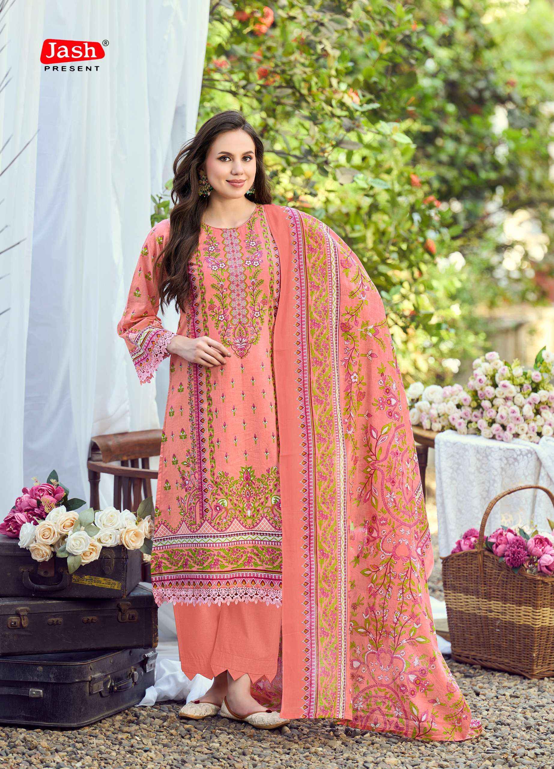 Jash Bellisha Vol 13 Cotton Dress Material 10 pcs Catalogue