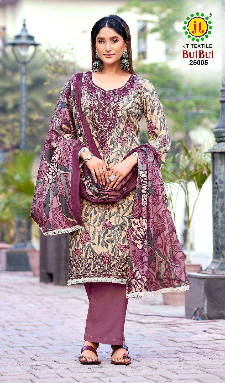 Jt Bulbul Vol 25 Rayon Dress Material 5 pcs Catalogue