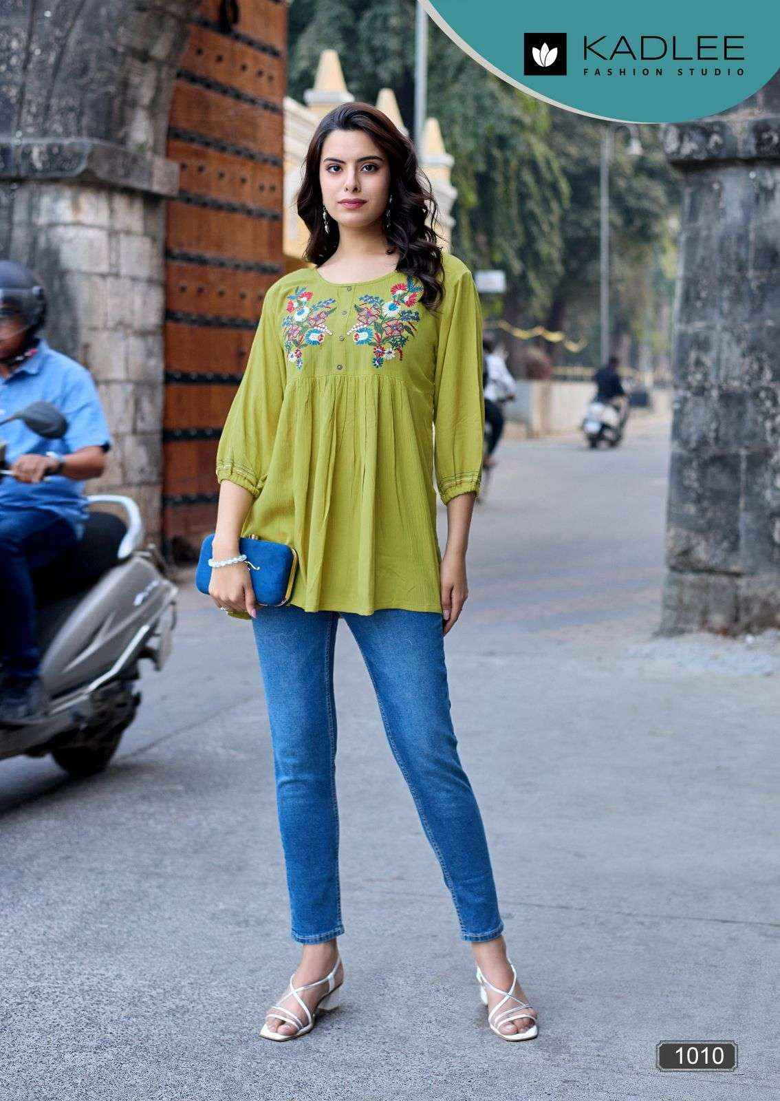 Kadlee Crystal Vol 2 Rayon Western Top 6 pcs Catalogue
