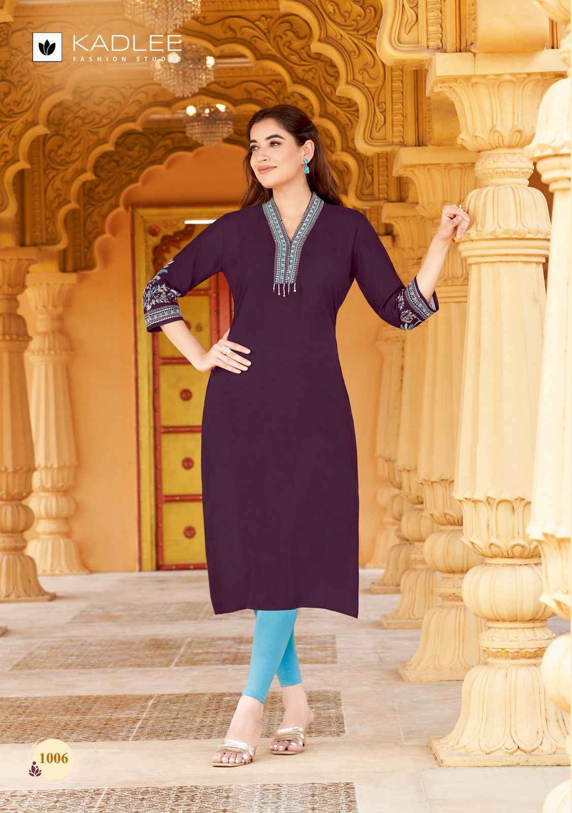 Kadlee Ladlee Vol 2 Rayon Kurti 6 pcs Catalogue