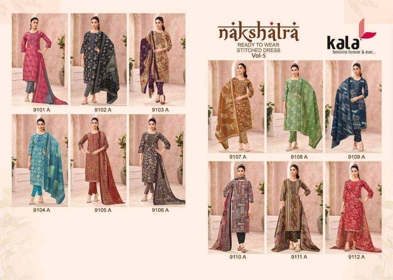 Kala Nakshatra Vol 5 Readymade Cotton Dress 12 pcs Catalogue