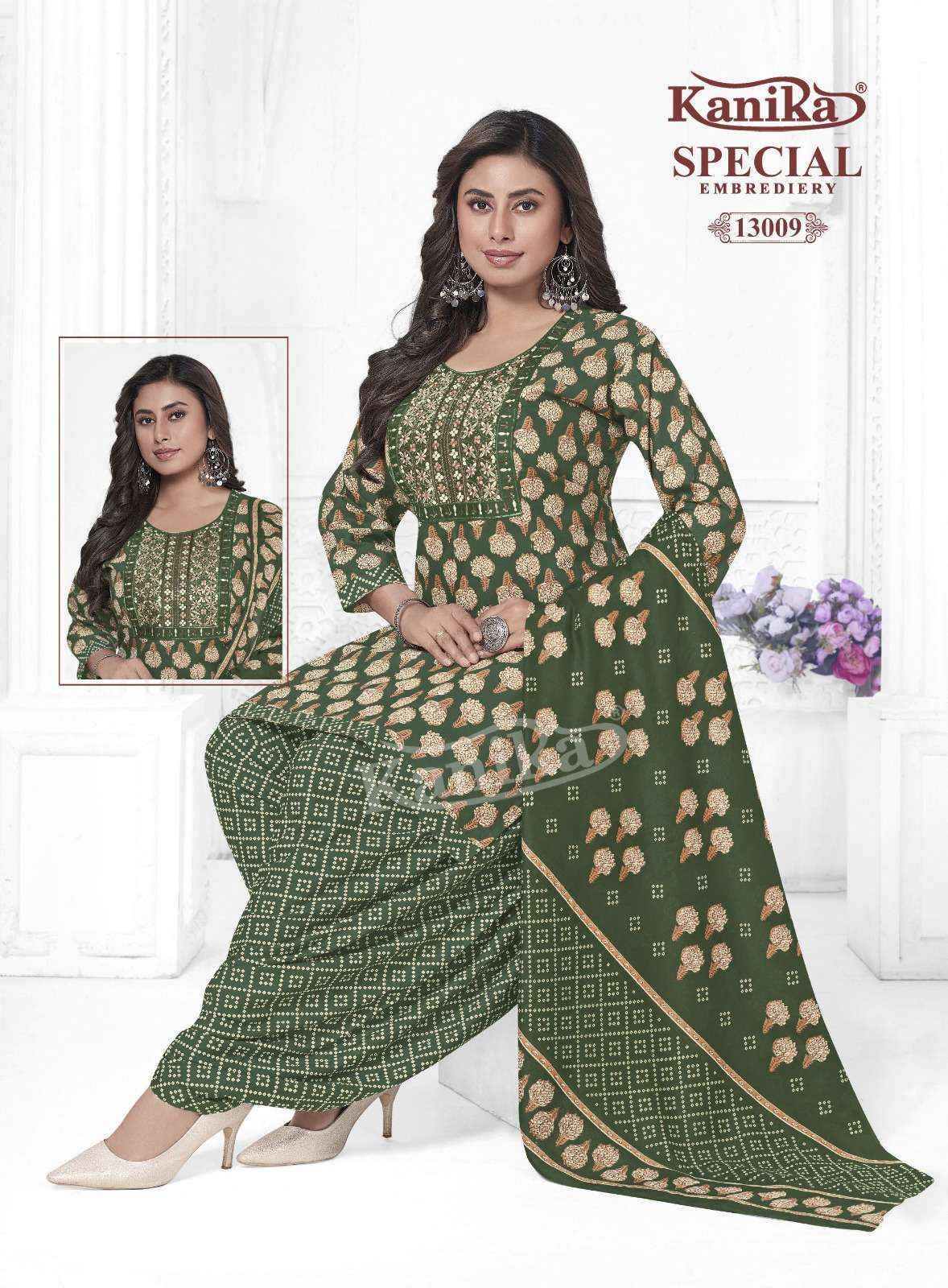 Kanika Special Embroidery Vol 13 Cotton Kurti Combo 12 pcs Catalogue