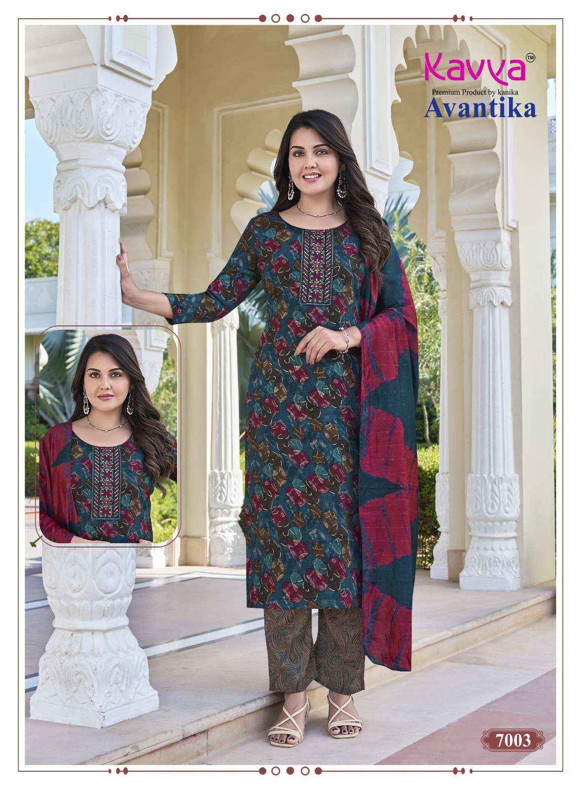 Kavya Avantika Vol 7 Capsule Kurti Combo 10 pcs Catalogue